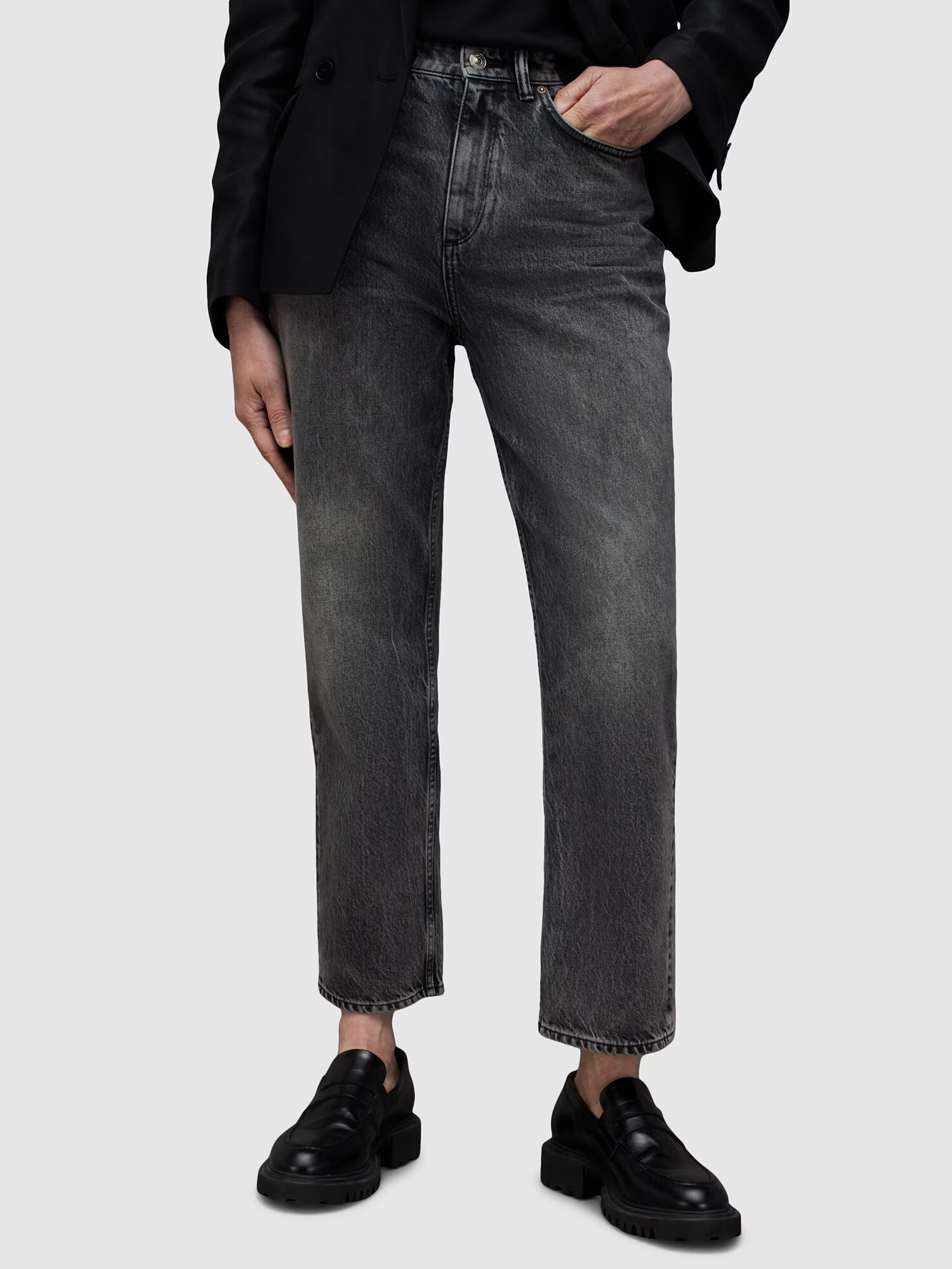 AllSaints Džínsy 'ZOEY' čierny denim - Pepit.sk