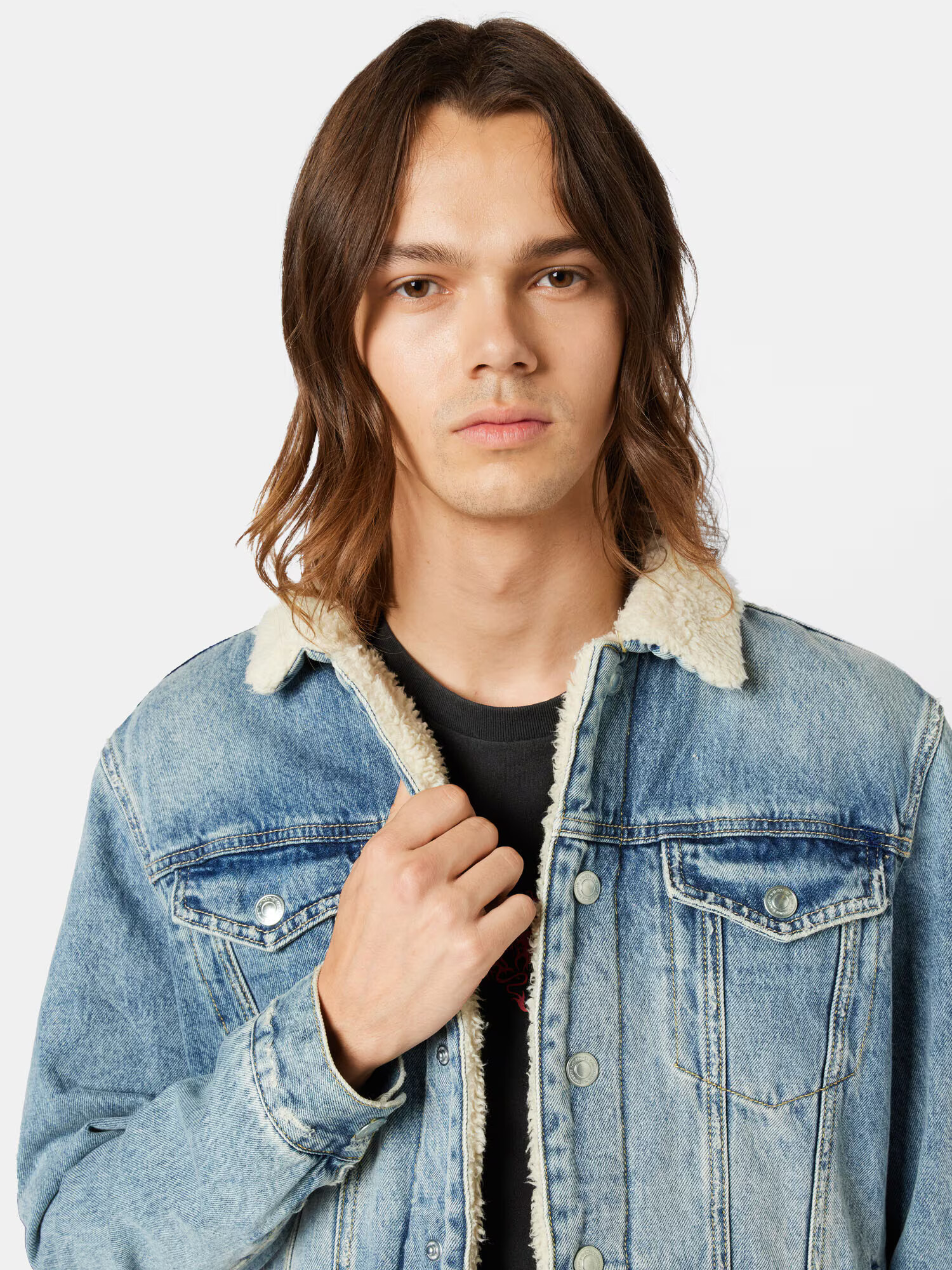 AllSaints Prechodná bunda 'Ilkley' modrá denim - Pepit.sk