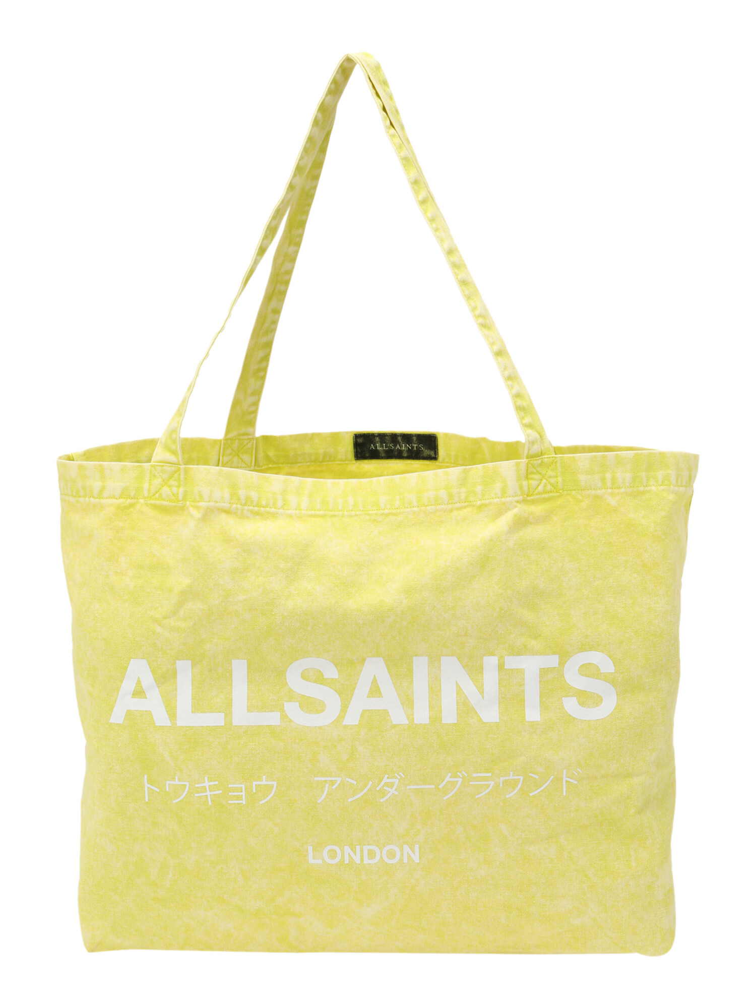 AllSaints Shopper limetová / šedobiela - Pepit.sk