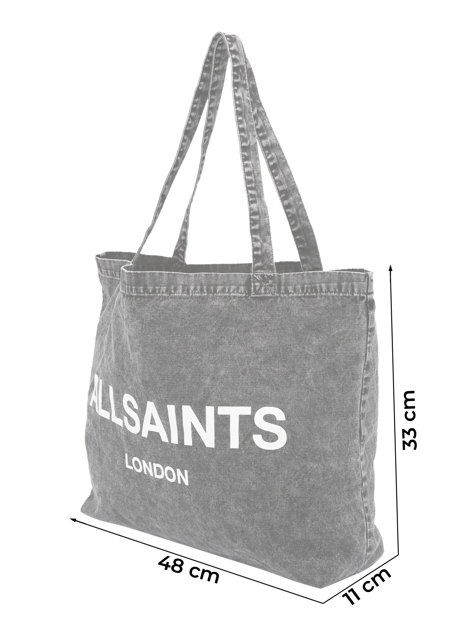 AllSaints Shopper 'UNDERGROUND' čierna / biela - Pepit.sk