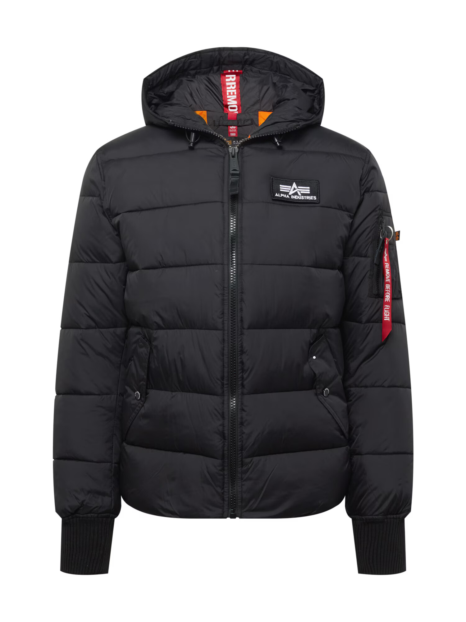 ALPHA INDUSTRIES Funkčná bunda čierna / biela - Pepit.sk