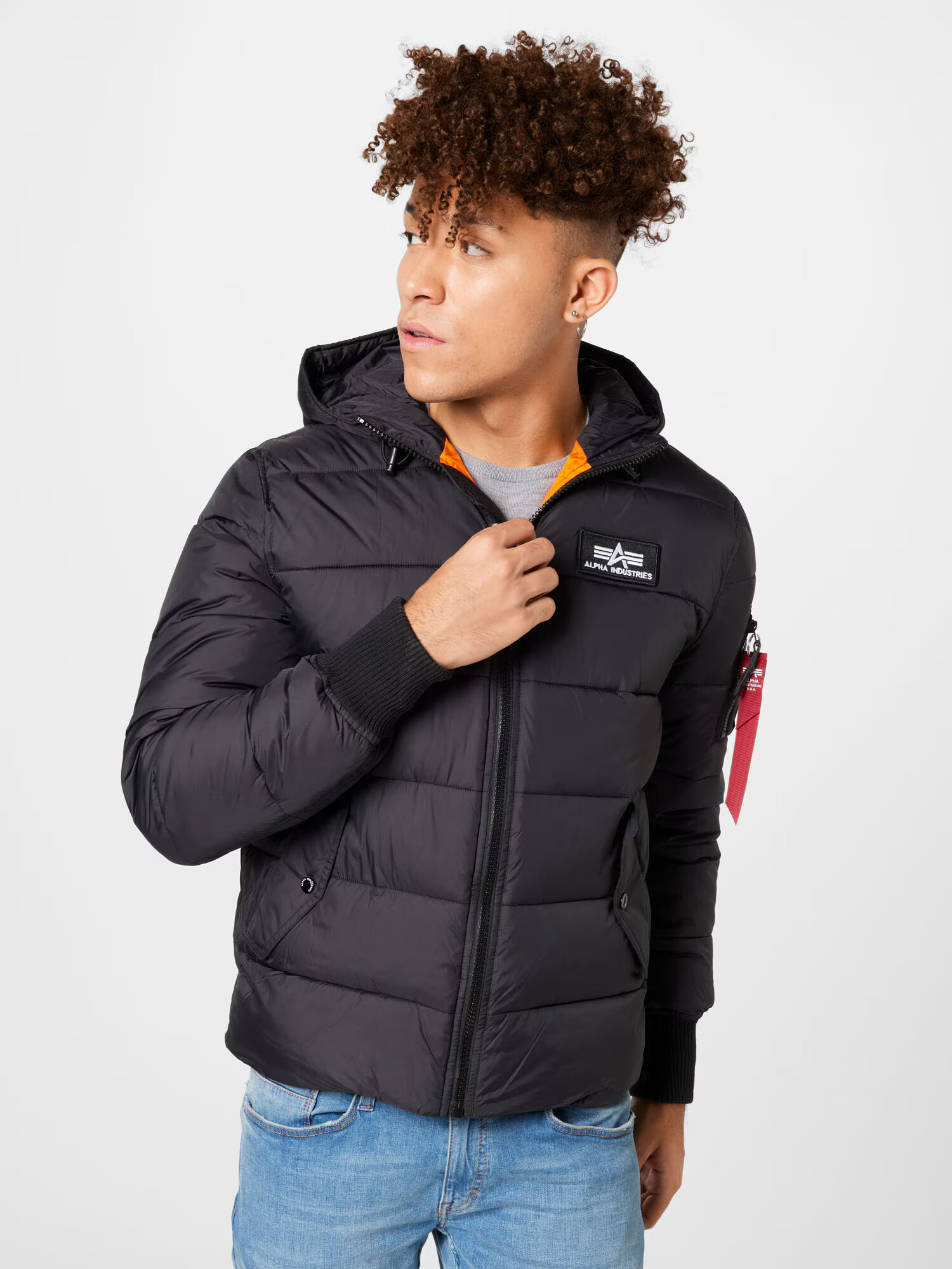 ALPHA INDUSTRIES Funkčná bunda čierna / biela - Pepit.sk