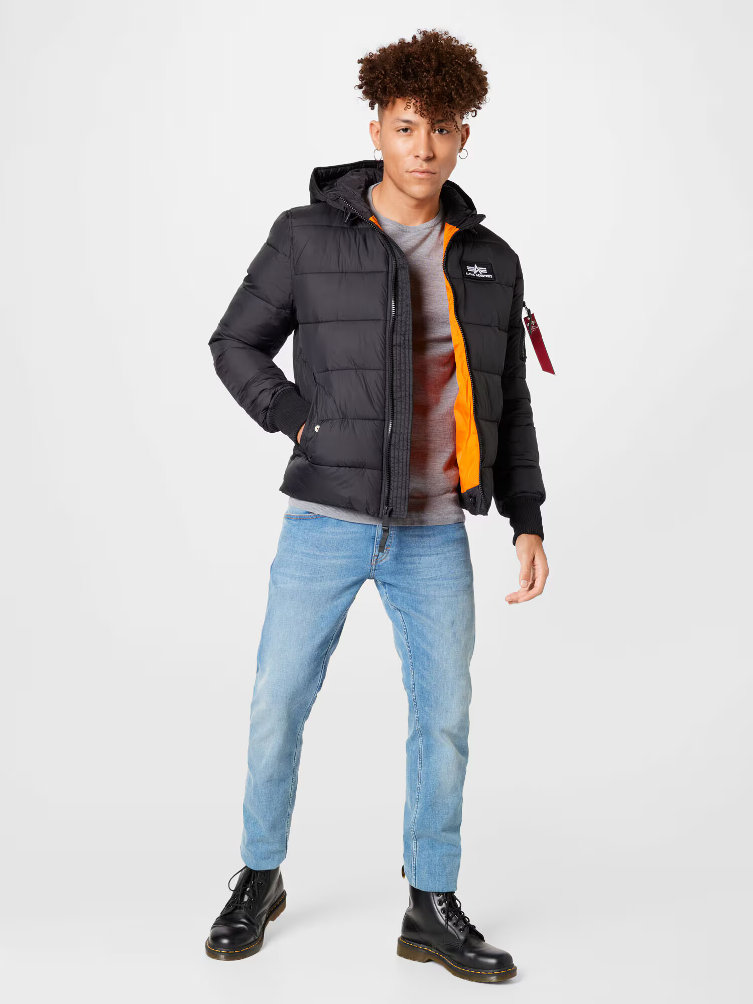 ALPHA INDUSTRIES Funkčná bunda čierna / biela - Pepit.sk