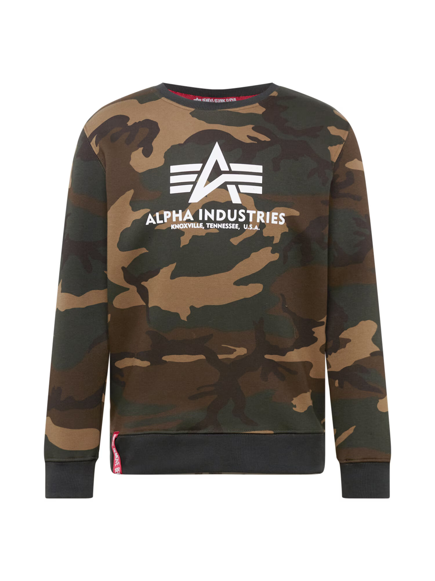 ALPHA INDUSTRIES Mikina béžová / hnedá / olivová / biela - Pepit.sk