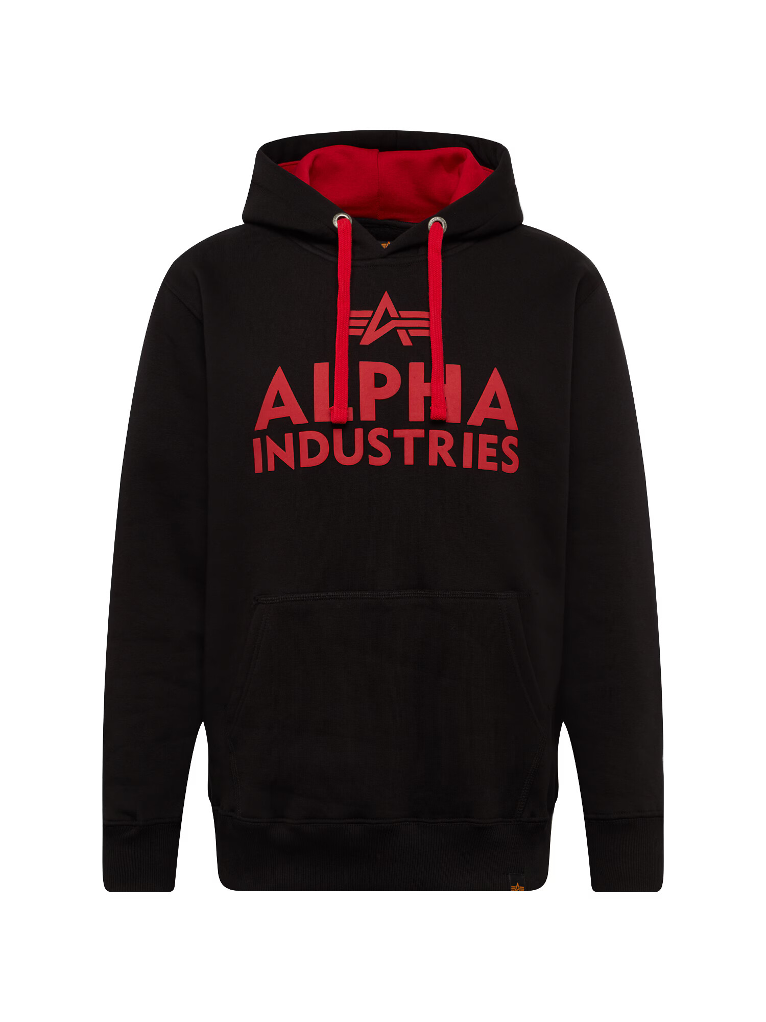 ALPHA INDUSTRIES Mikina červená / čierna - Pepit.sk