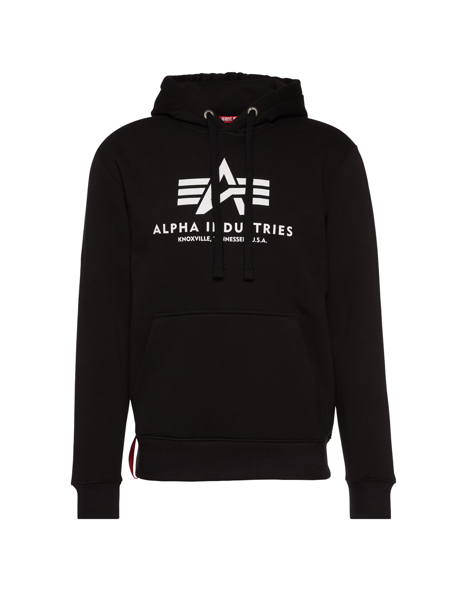 ALPHA INDUSTRIES Mikina červená / čierna / biela - Pepit.sk