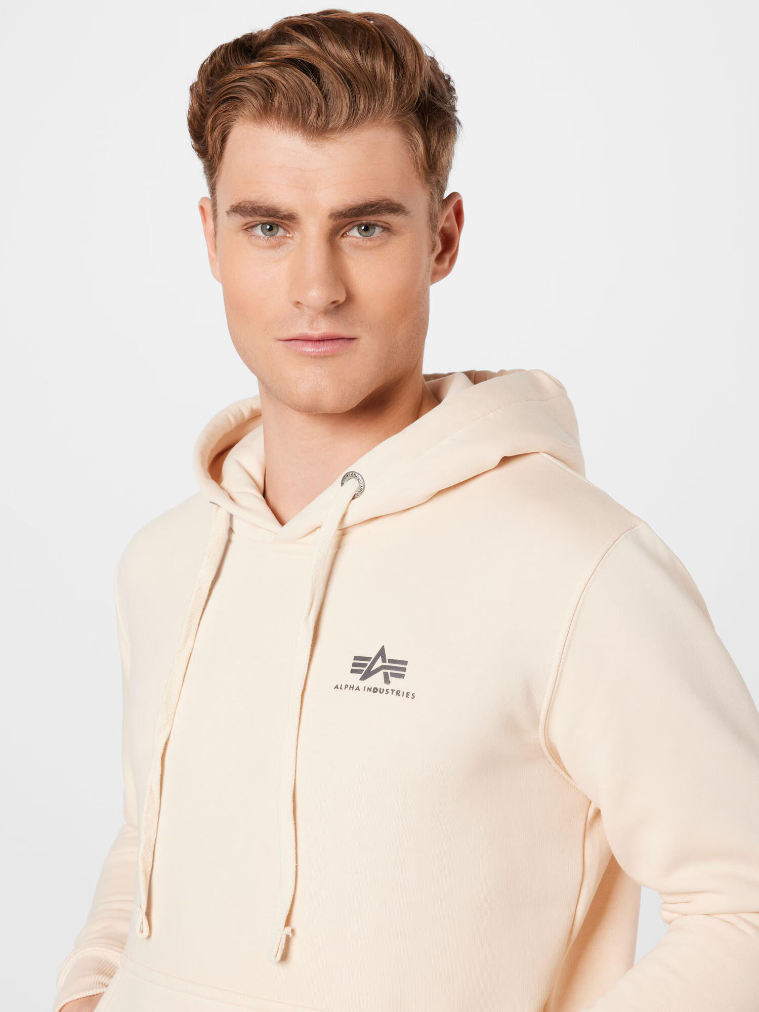 ALPHA INDUSTRIES Mikina červená / čierna / perlovo biela - Pepit.sk