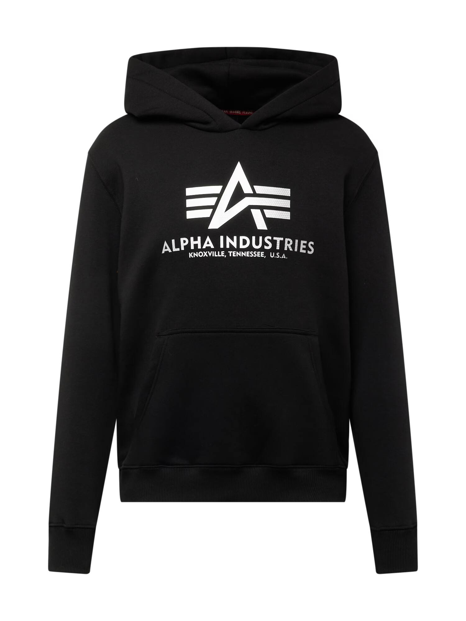 ALPHA INDUSTRIES Mikina čierna / biela - Pepit.sk