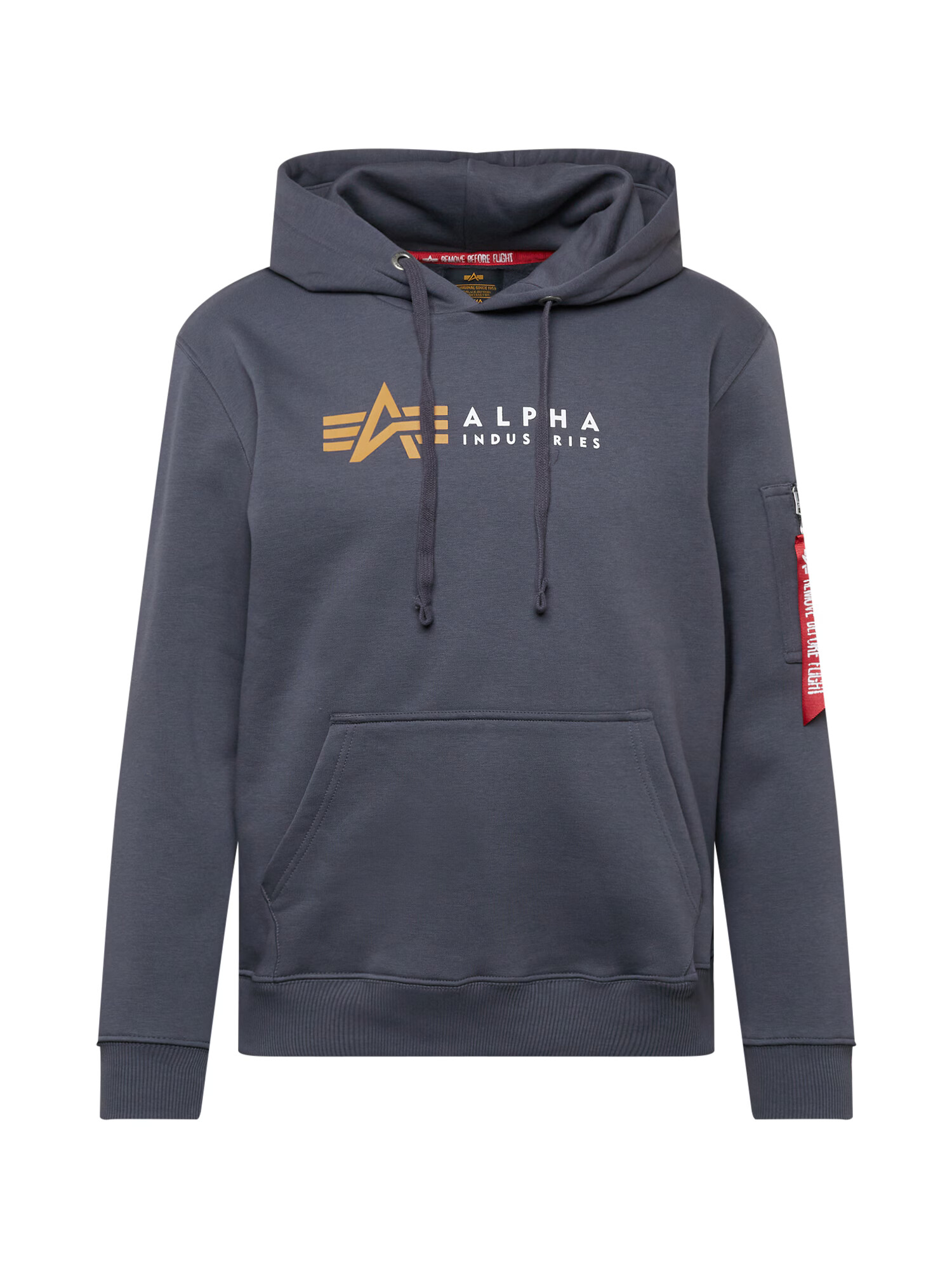 ALPHA INDUSTRIES Mikina medová / tmavosivá / biela - Pepit.sk