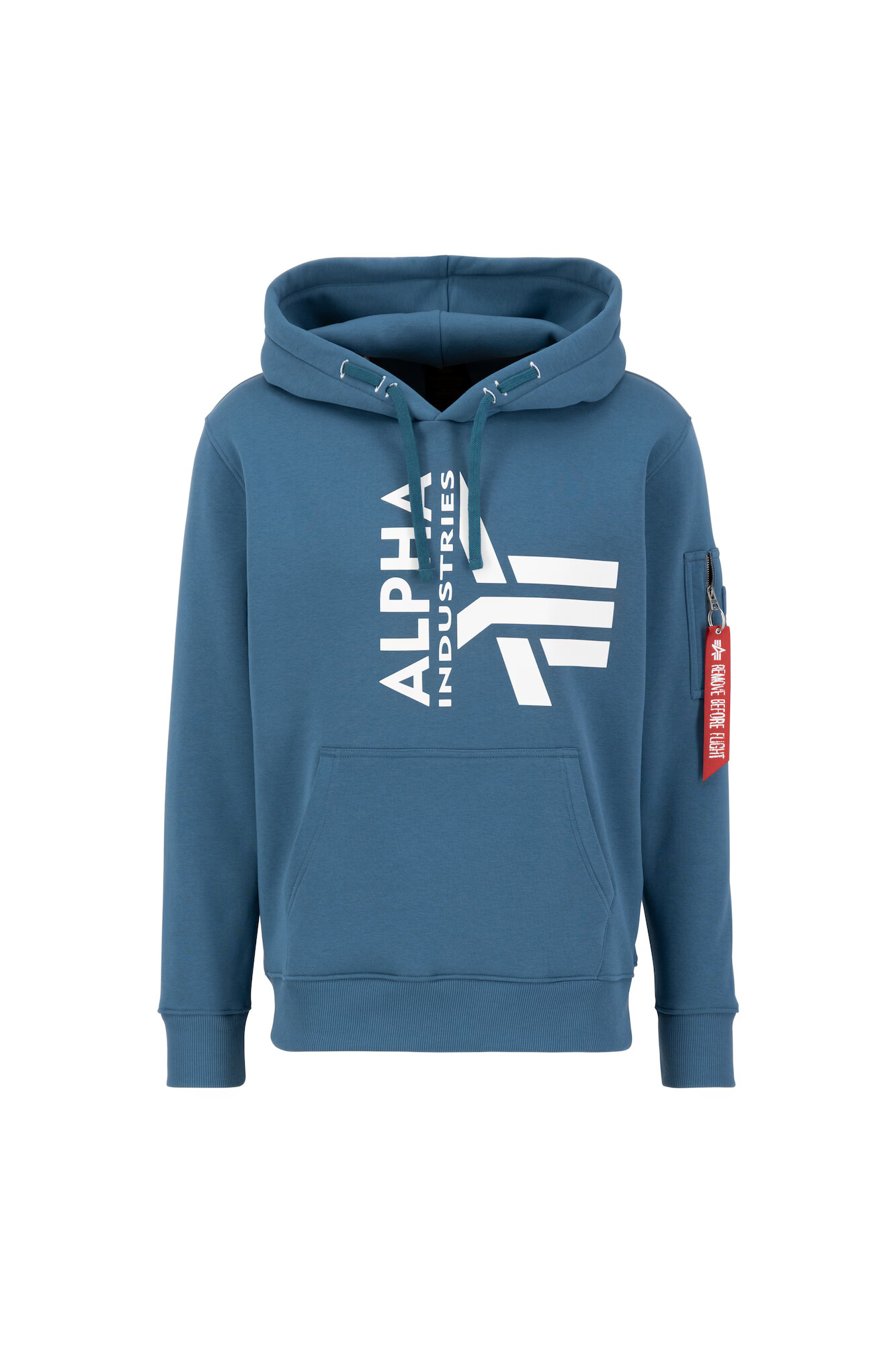 ALPHA INDUSTRIES Mikina námornícka modrá / biela - Pepit.sk