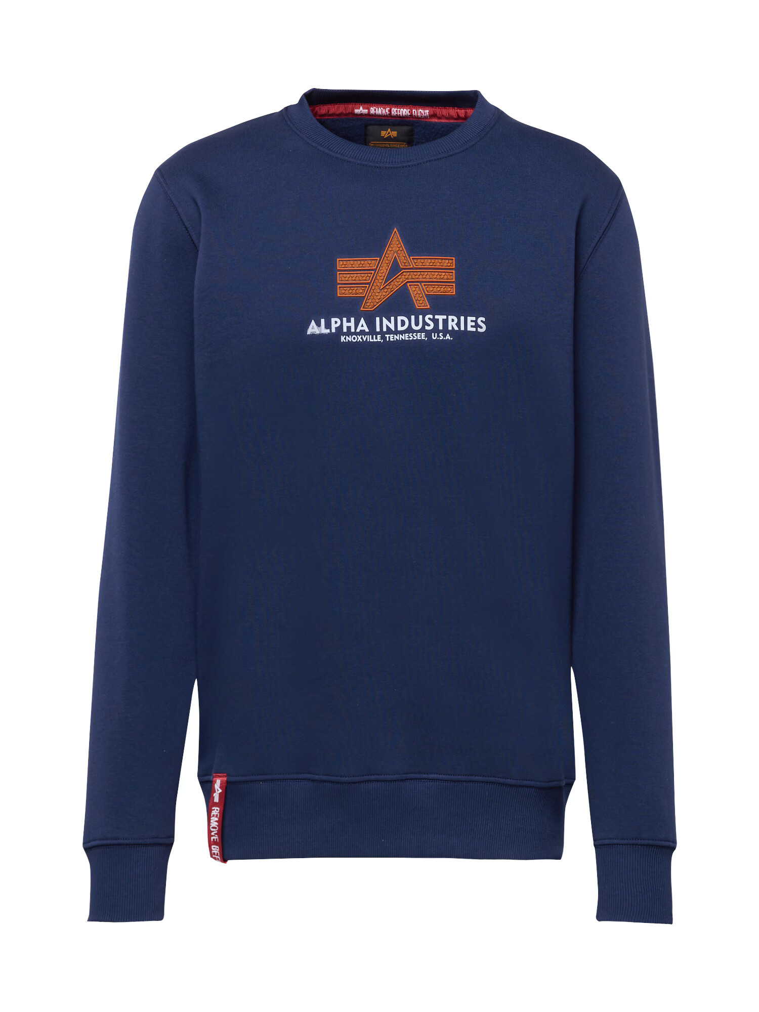 ALPHA INDUSTRIES Mikina námornícka modrá / oranžová / biela - Pepit.sk