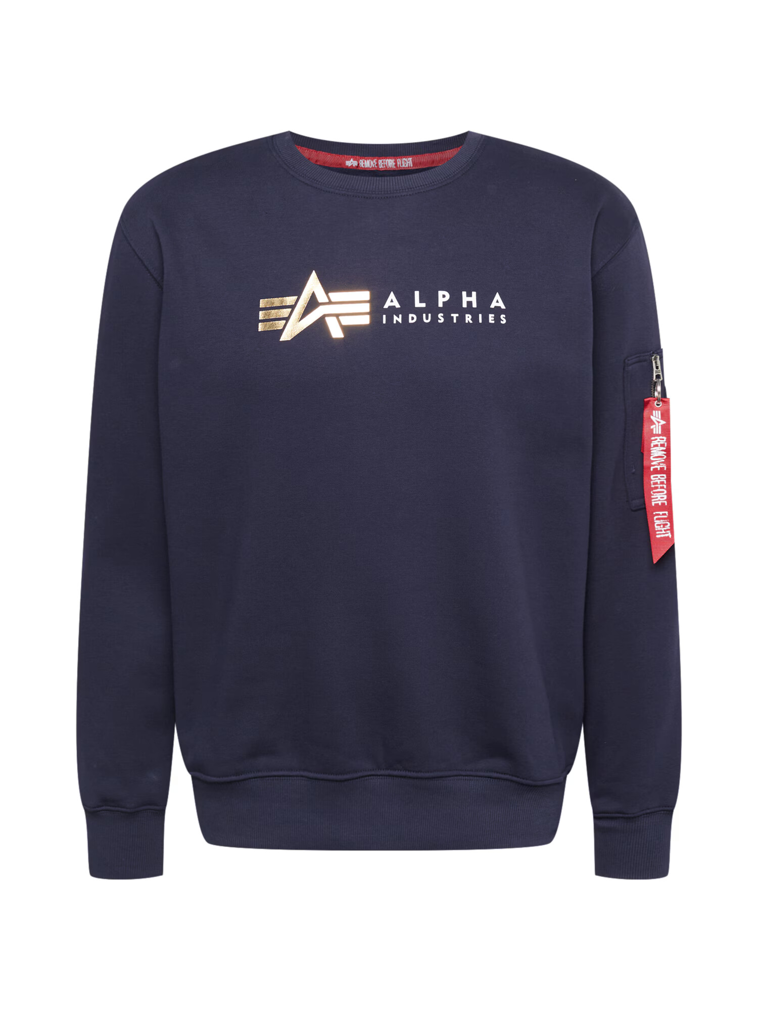 ALPHA INDUSTRIES Mikina námornícka modrá / zlatá / červená / biela - Pepit.sk