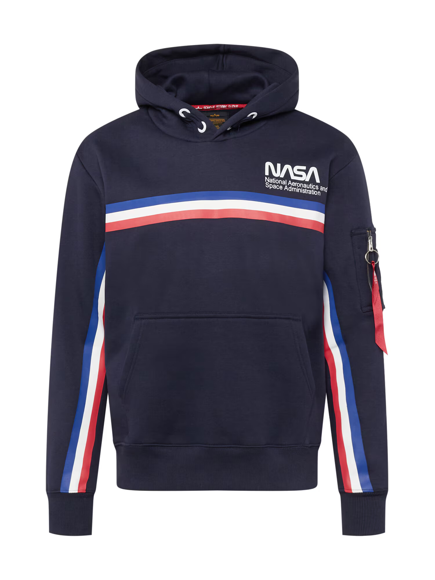 ALPHA INDUSTRIES Mikina 'NASA ISS' námornícka modrá / zmiešané farby - Pepit.sk