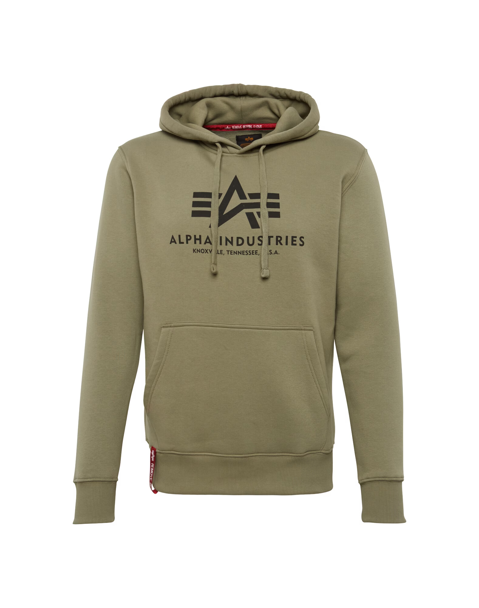 ALPHA INDUSTRIES Mikina olivová / čierna - Pepit.sk