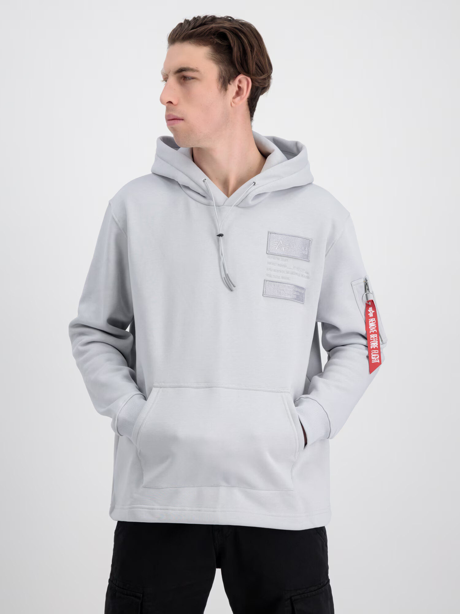 ALPHA INDUSTRIES Mikina sivá - Pepit.sk