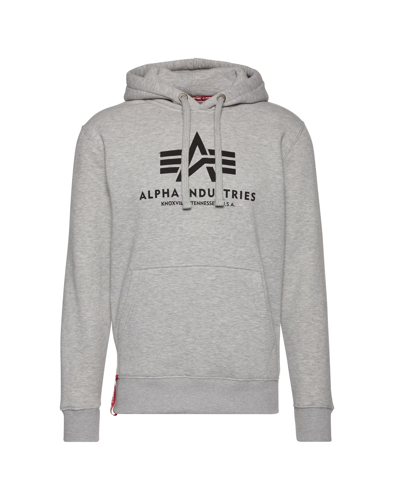 ALPHA INDUSTRIES Mikina sivá melírovaná / čierna - Pepit.sk