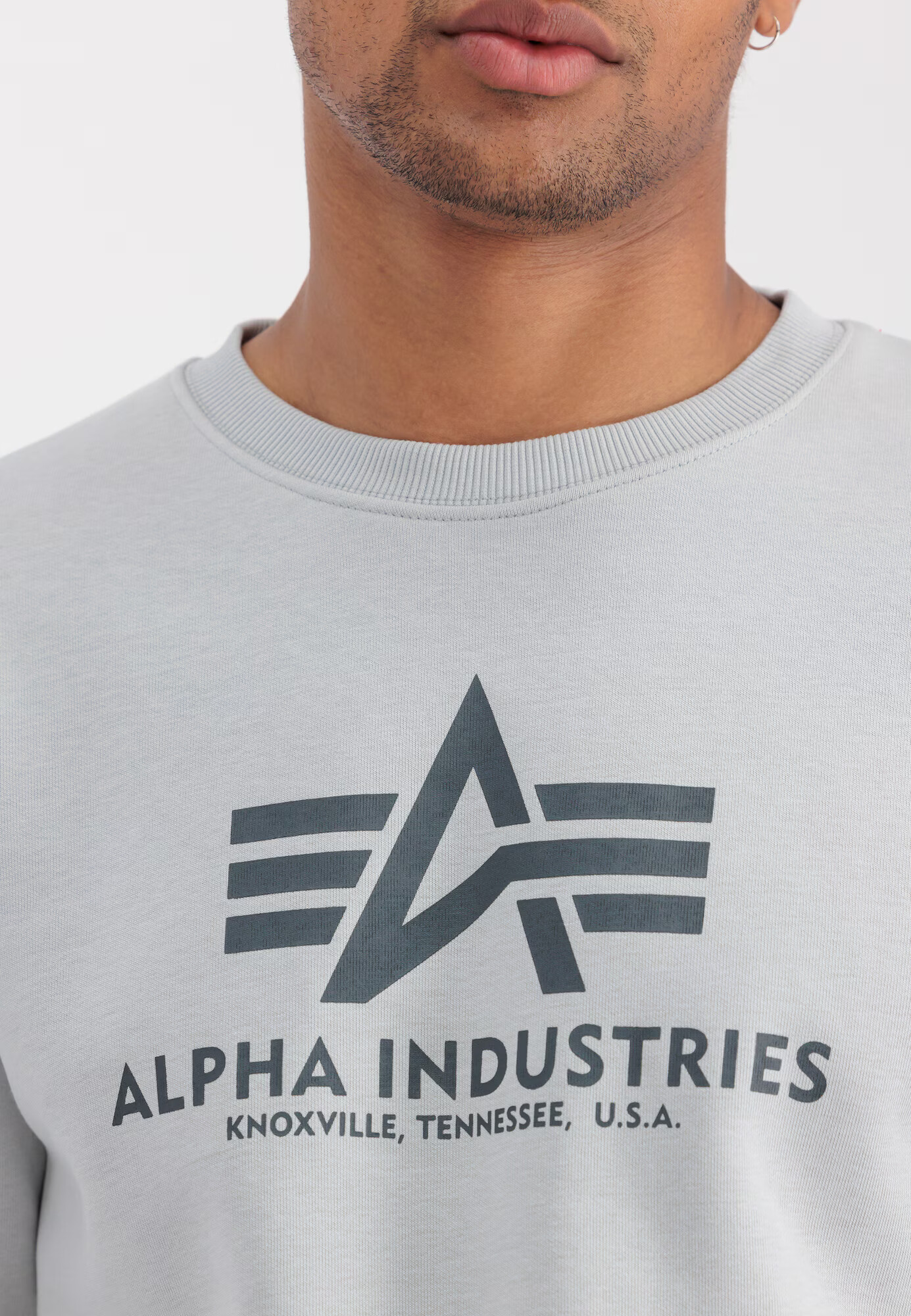 ALPHA INDUSTRIES Mikina sivá / tmavosivá - Pepit.sk