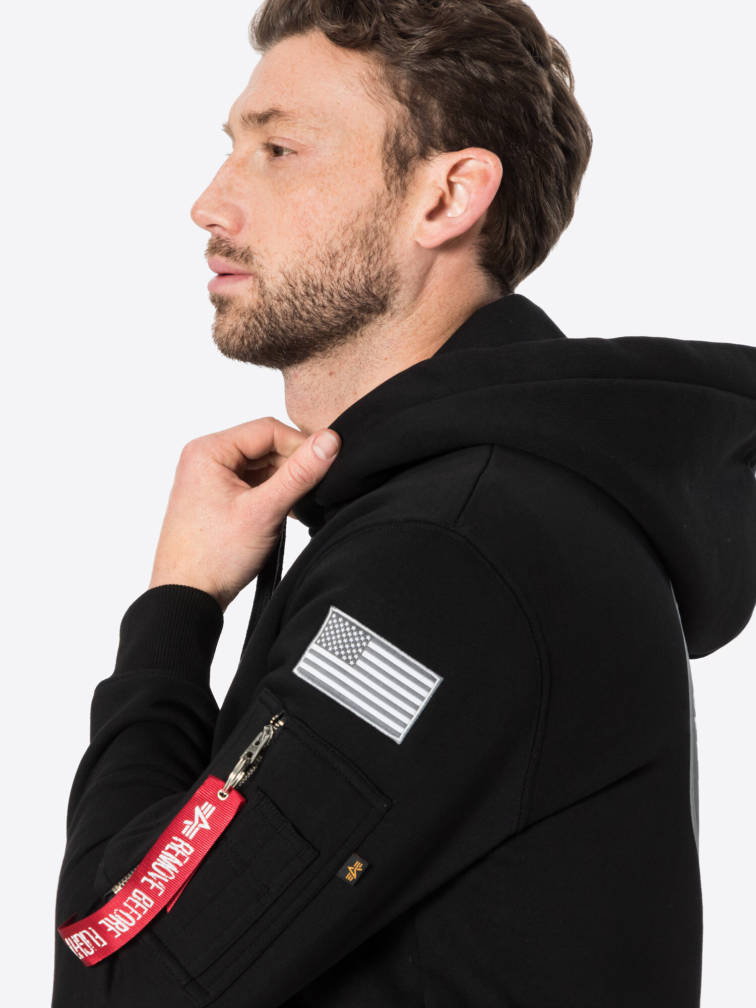 ALPHA INDUSTRIES Mikina 'Space Shuttle' svetlomodrá / sivá / čierna / biela - Pepit.sk