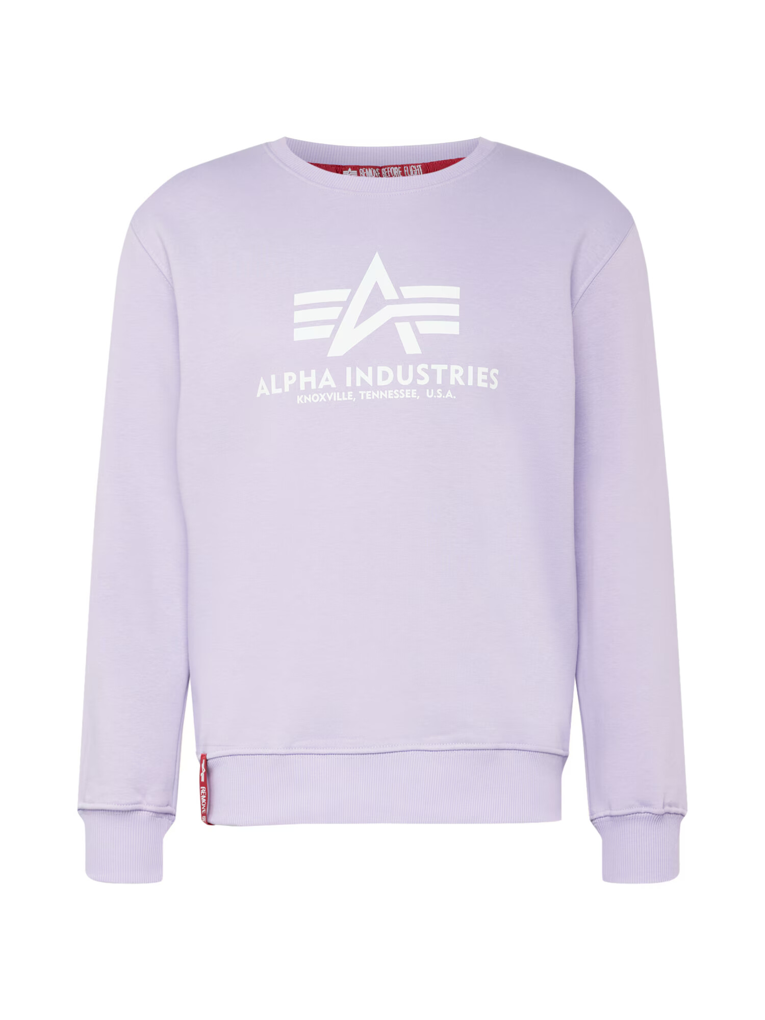 ALPHA INDUSTRIES Mikina svetlofialová / biela - Pepit.sk