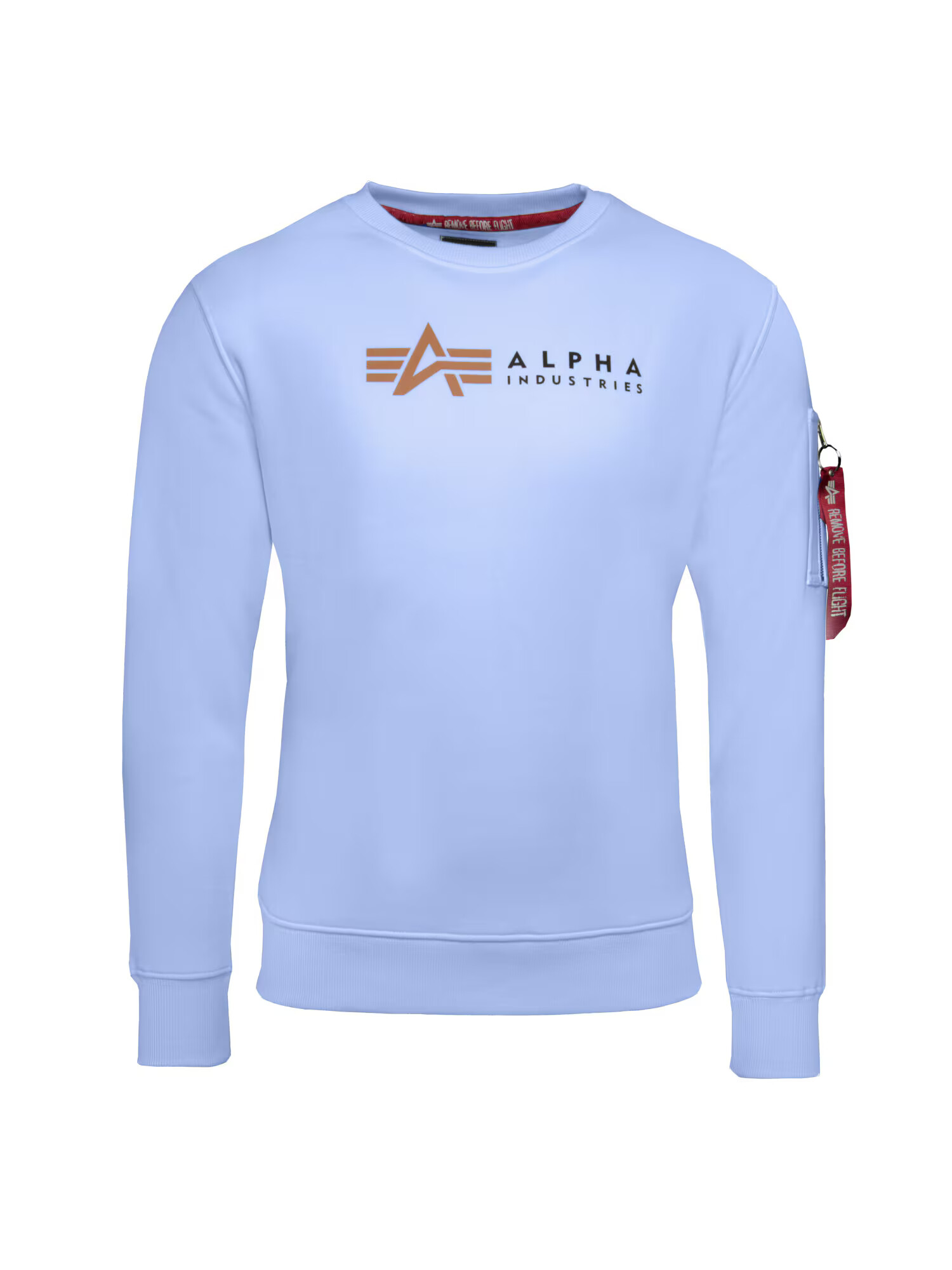 ALPHA INDUSTRIES Mikina svetlomodrá / horčicová / červená / čierna - Pepit.sk