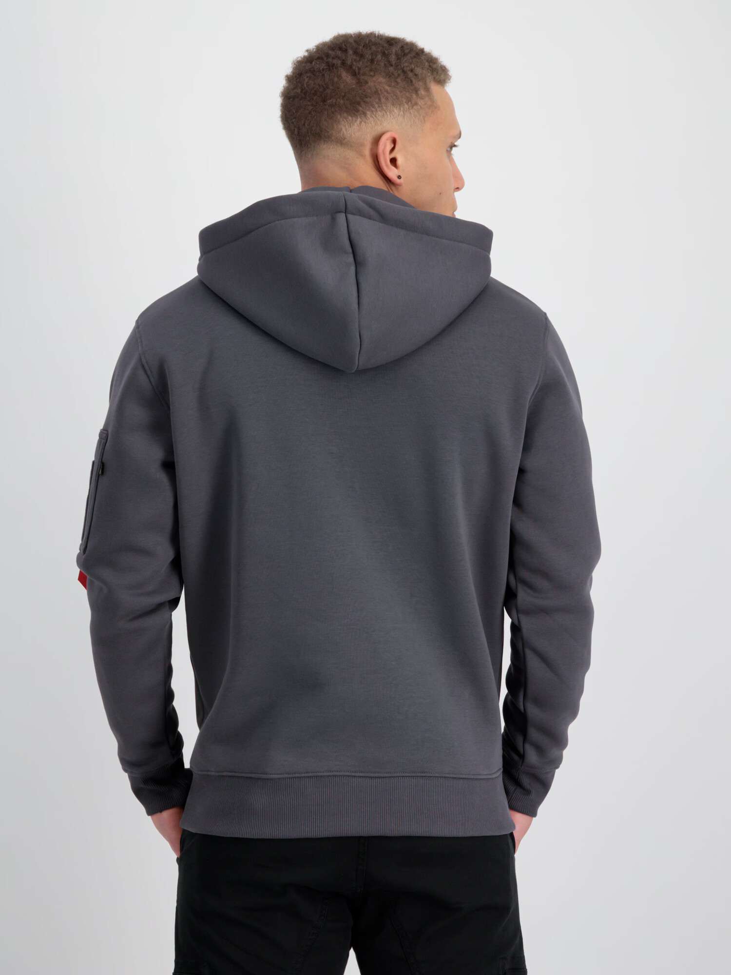 ALPHA INDUSTRIES Mikina tmavosivá / oranžová - Pepit.sk