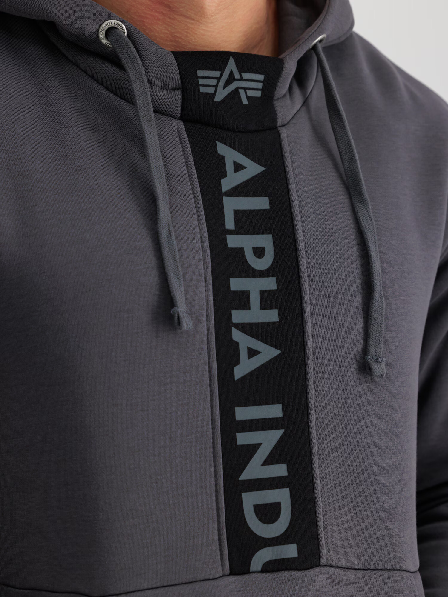 ALPHA INDUSTRIES Mikina tmavosivá / oranžová - Pepit.sk