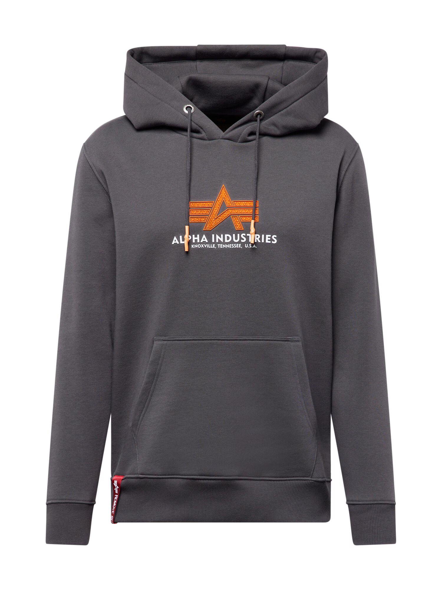 ALPHA INDUSTRIES Mikina tmavosivá / oranžová / biela - Pepit.sk