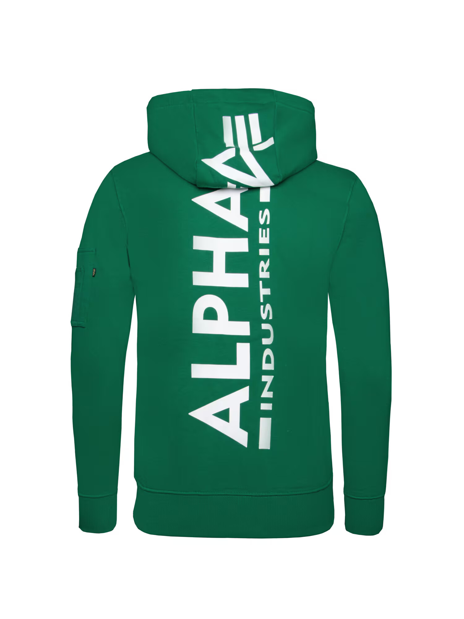 ALPHA INDUSTRIES Mikina zelená / bordová / biela - Pepit.sk