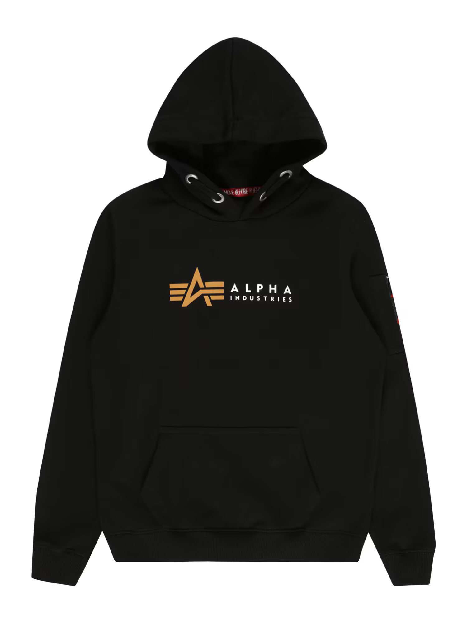 ALPHA INDUSTRIES Mikina zlatá žltá / červená / čierna / biela - Pepit.sk