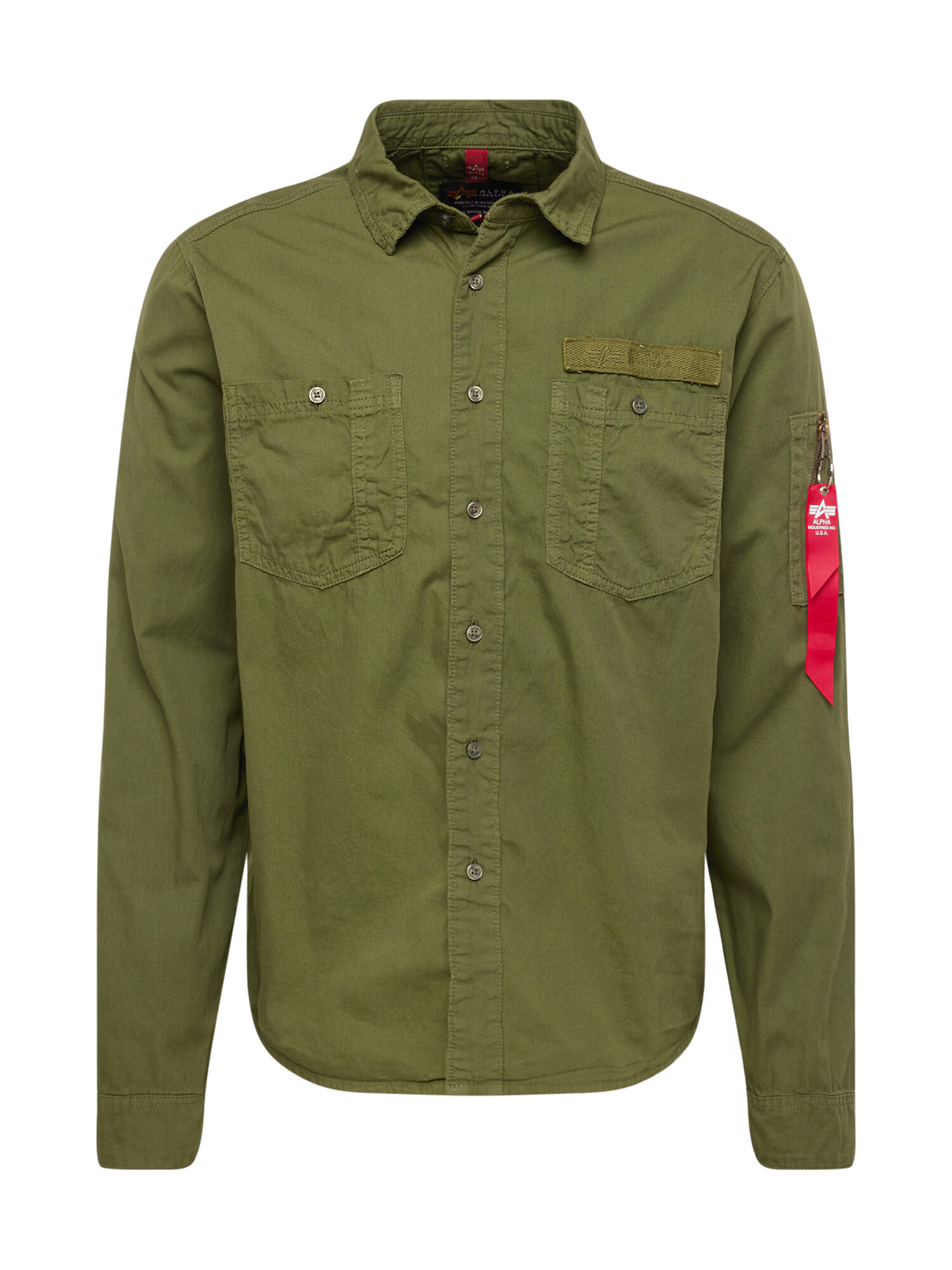 ALPHA INDUSTRIES Prechodná bunda 'Air Force EMB' olivová - Pepit.sk