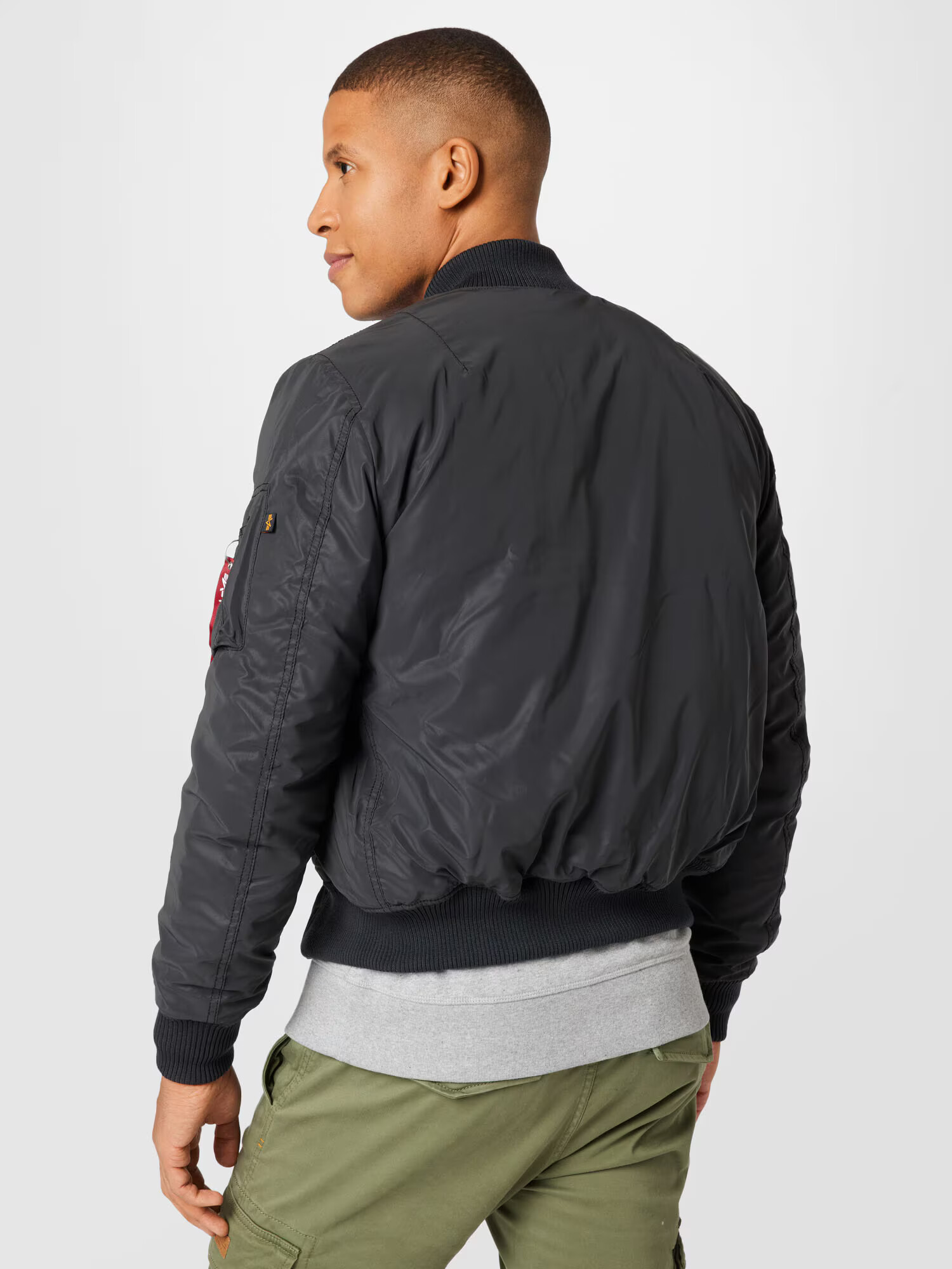 ALPHA INDUSTRIES Prechodná bunda červená / čierna / biela - Pepit.sk