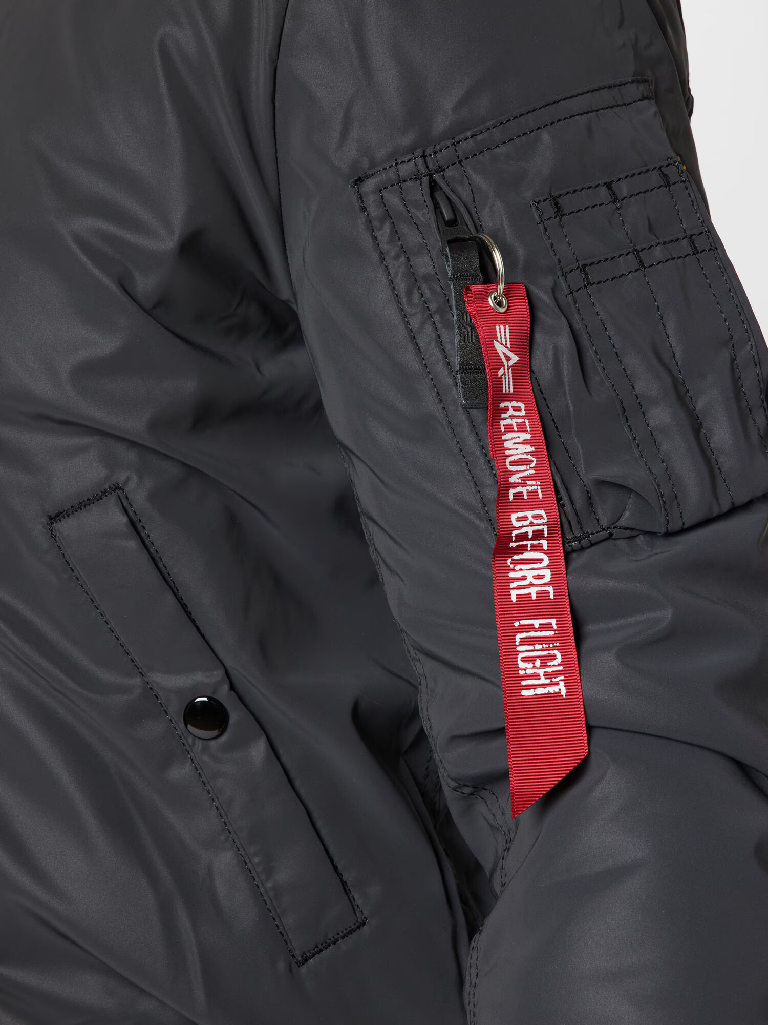 ALPHA INDUSTRIES Prechodná bunda červená / čierna / biela - Pepit.sk