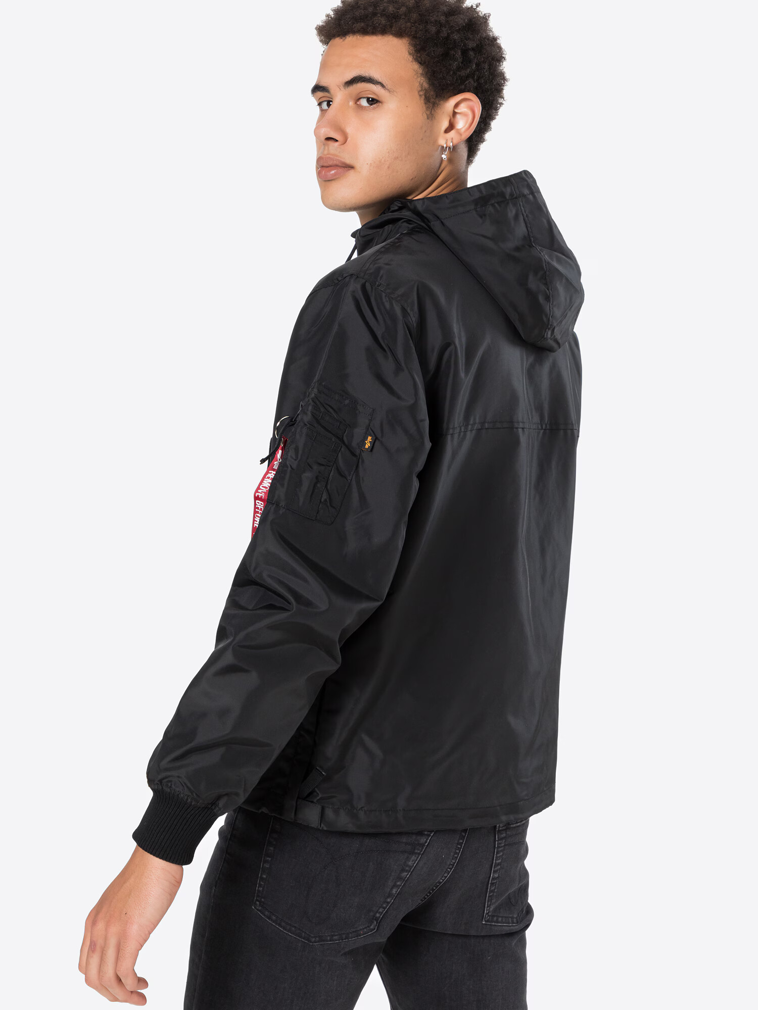 ALPHA INDUSTRIES Prechodná bunda čierna - Pepit.sk