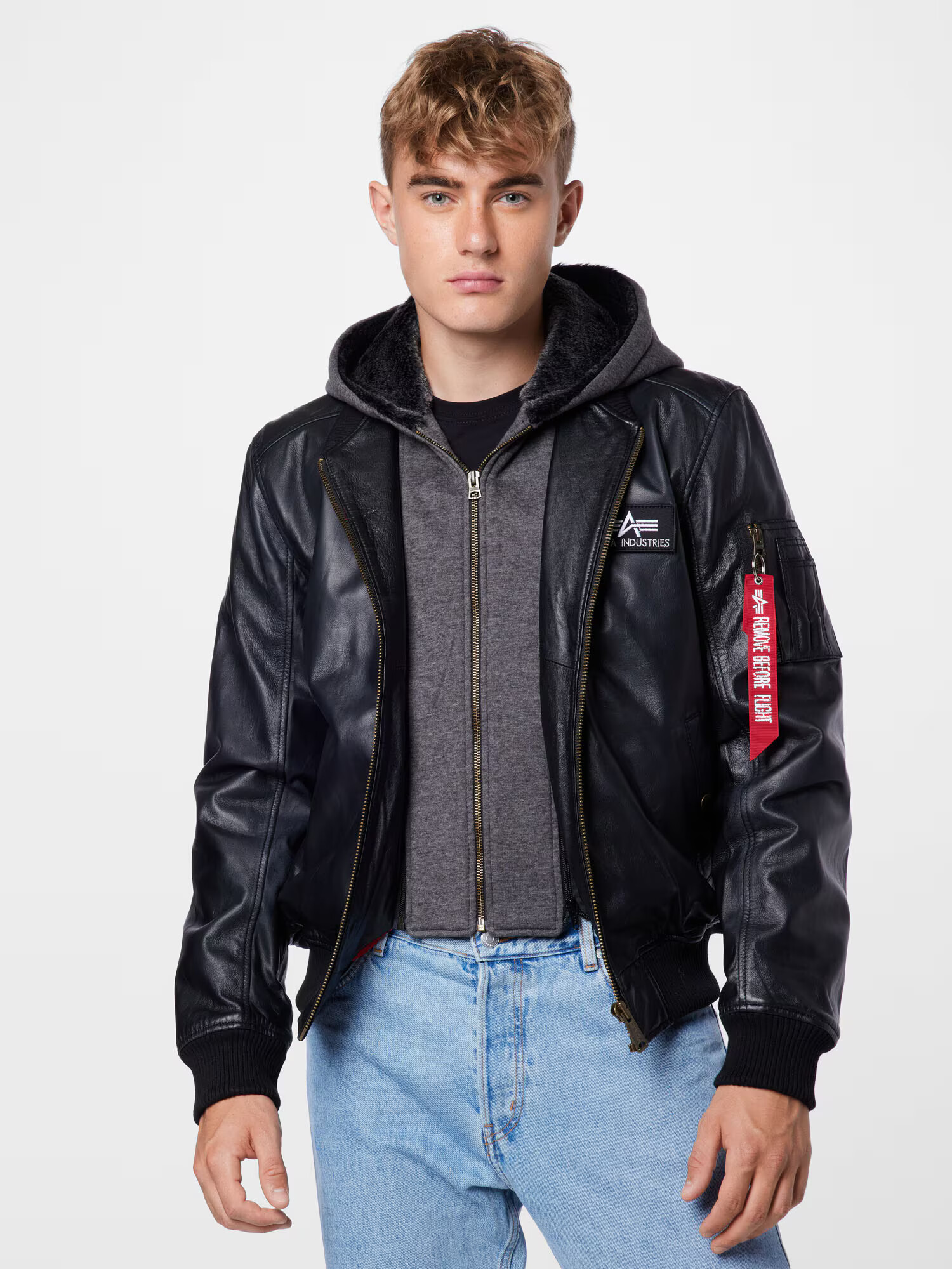 ALPHA INDUSTRIES Prechodná bunda čierna - Pepit.sk