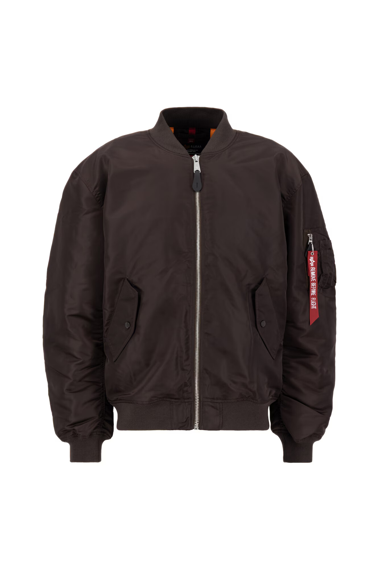 ALPHA INDUSTRIES Prechodná bunda hnedá / červená - Pepit.sk