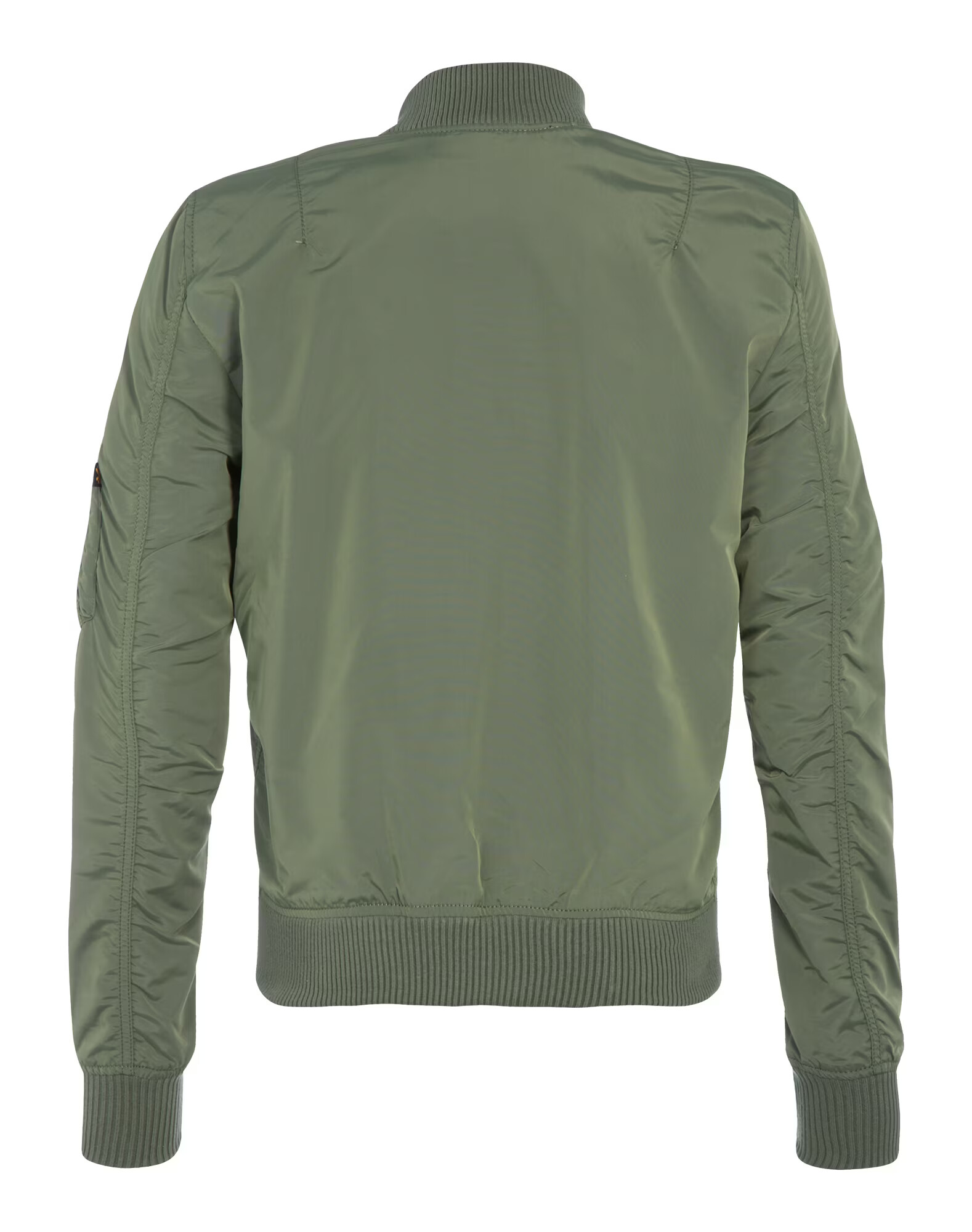 ALPHA INDUSTRIES Prechodná bunda 'MA-1 TT' kaki / červená / biela - Pepit.sk