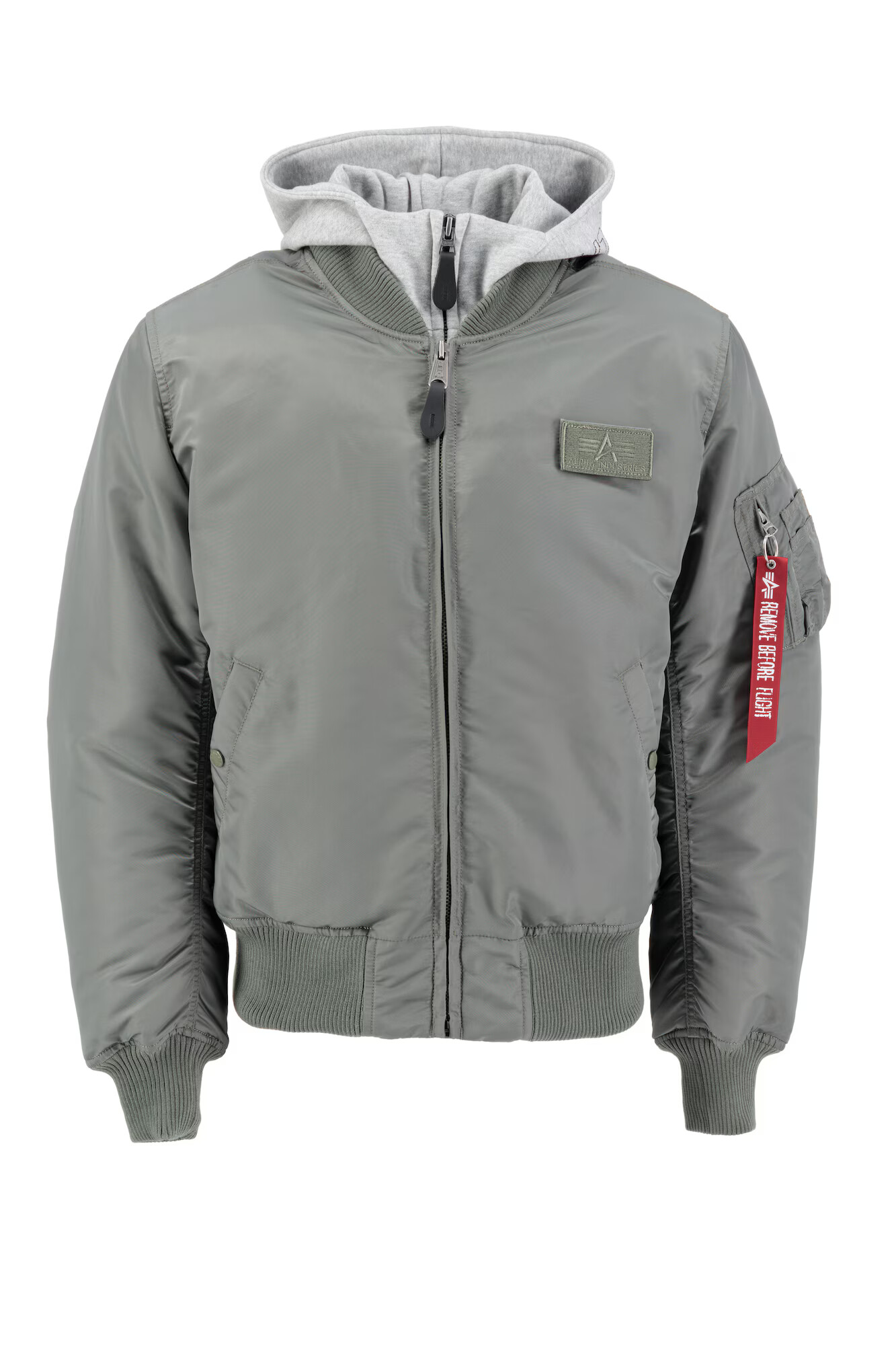 ALPHA INDUSTRIES Prechodná bunda 'MA-1 D-Tec' zelená - Pepit.sk