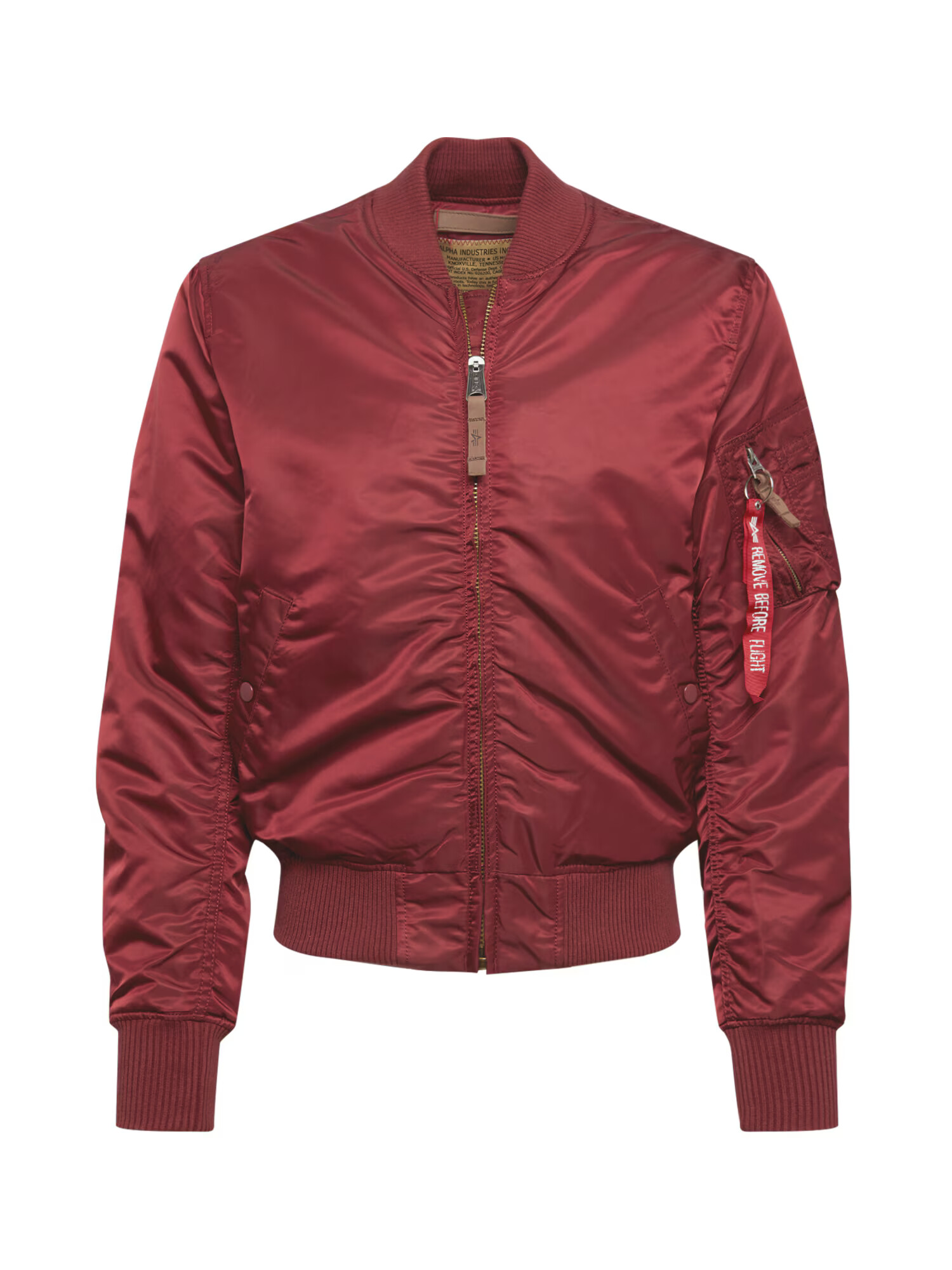 ALPHA INDUSTRIES Prechodná bunda 'MA-1 VF 59' burgundská - Pepit.sk