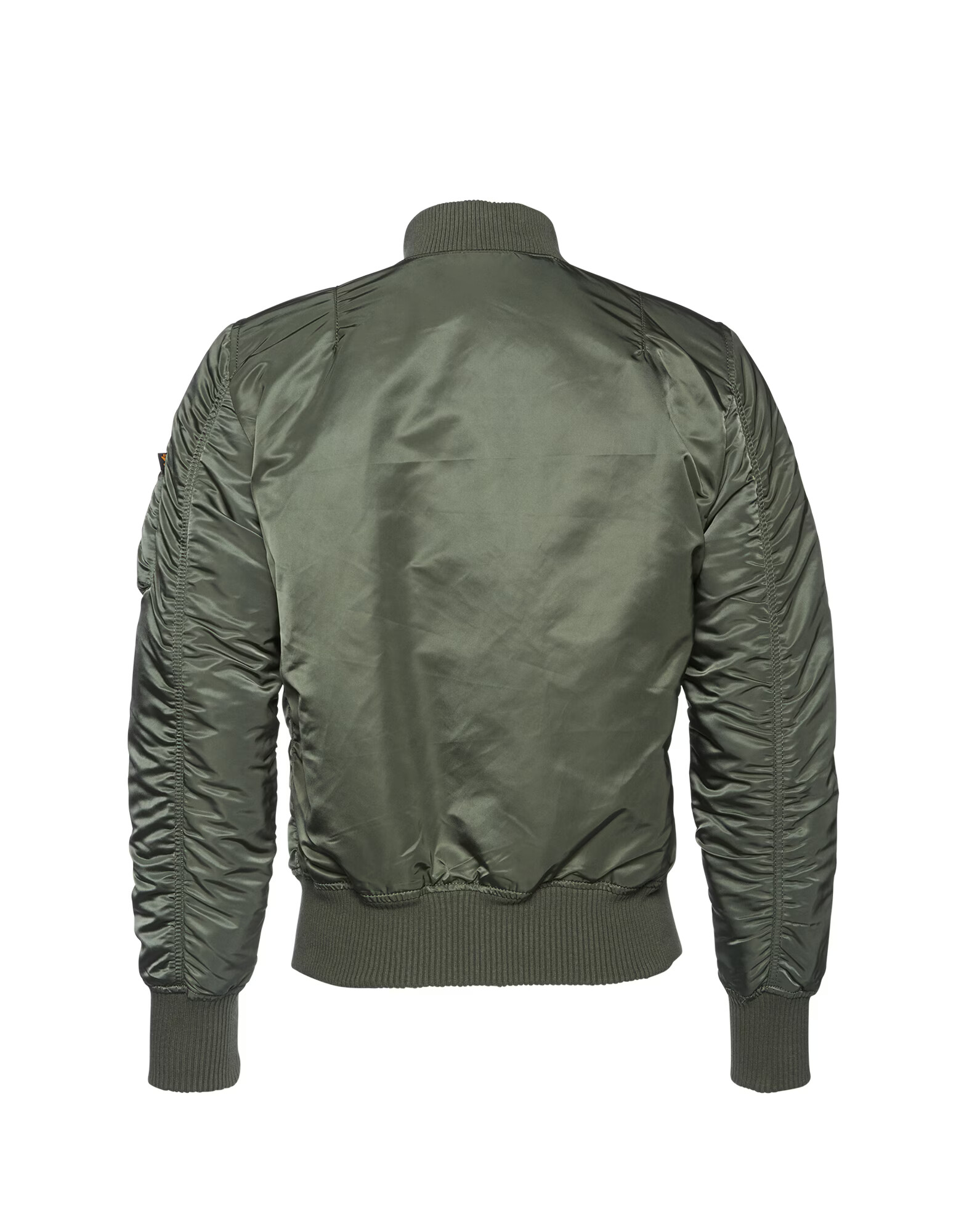 ALPHA INDUSTRIES Prechodná bunda 'MA-1 VF 59' hnedá / tmavozelená / červená - Pepit.sk