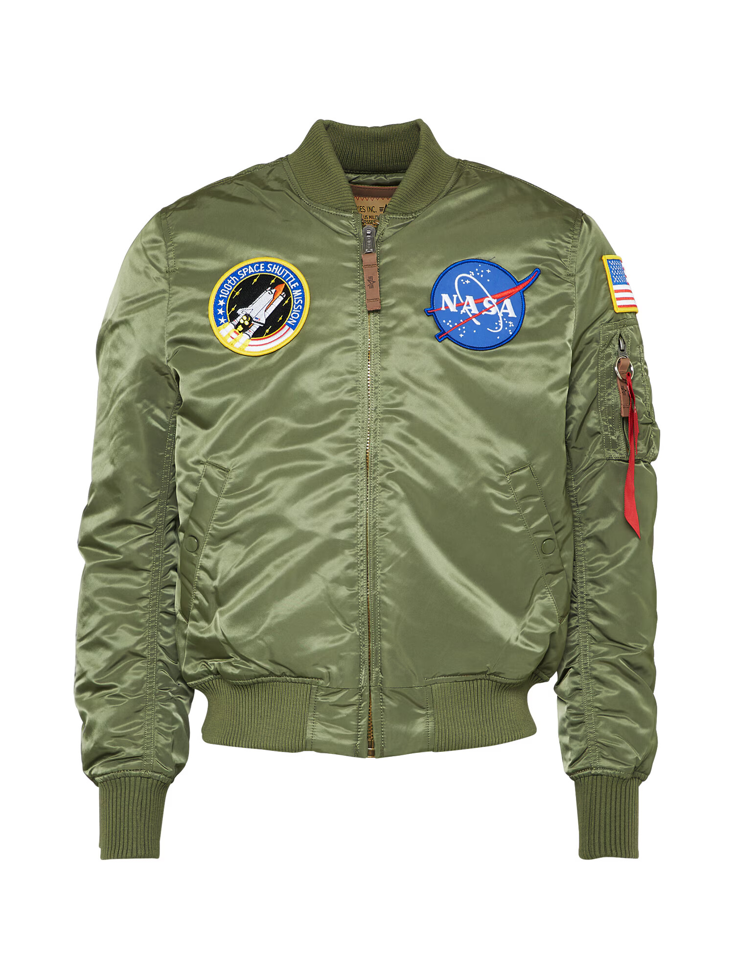 ALPHA INDUSTRIES Prechodná bunda 'MA-1 VF NASA' olivová - Pepit.sk