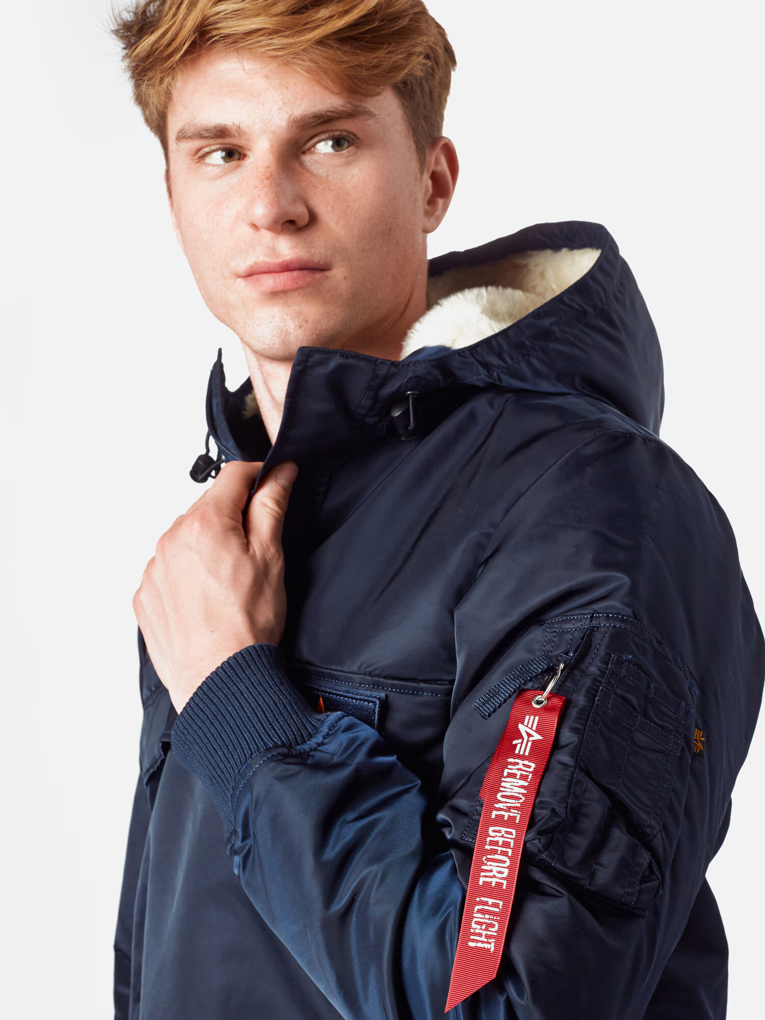 ALPHA INDUSTRIES Prechodná bunda modrá - Pepit.sk