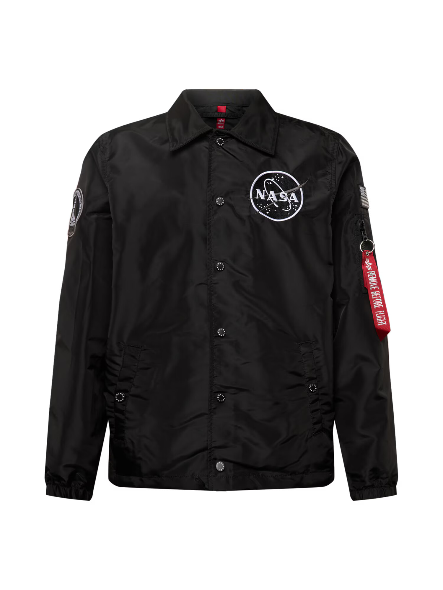 ALPHA INDUSTRIES Prechodná bunda 'NASA' čierna - Pepit.sk