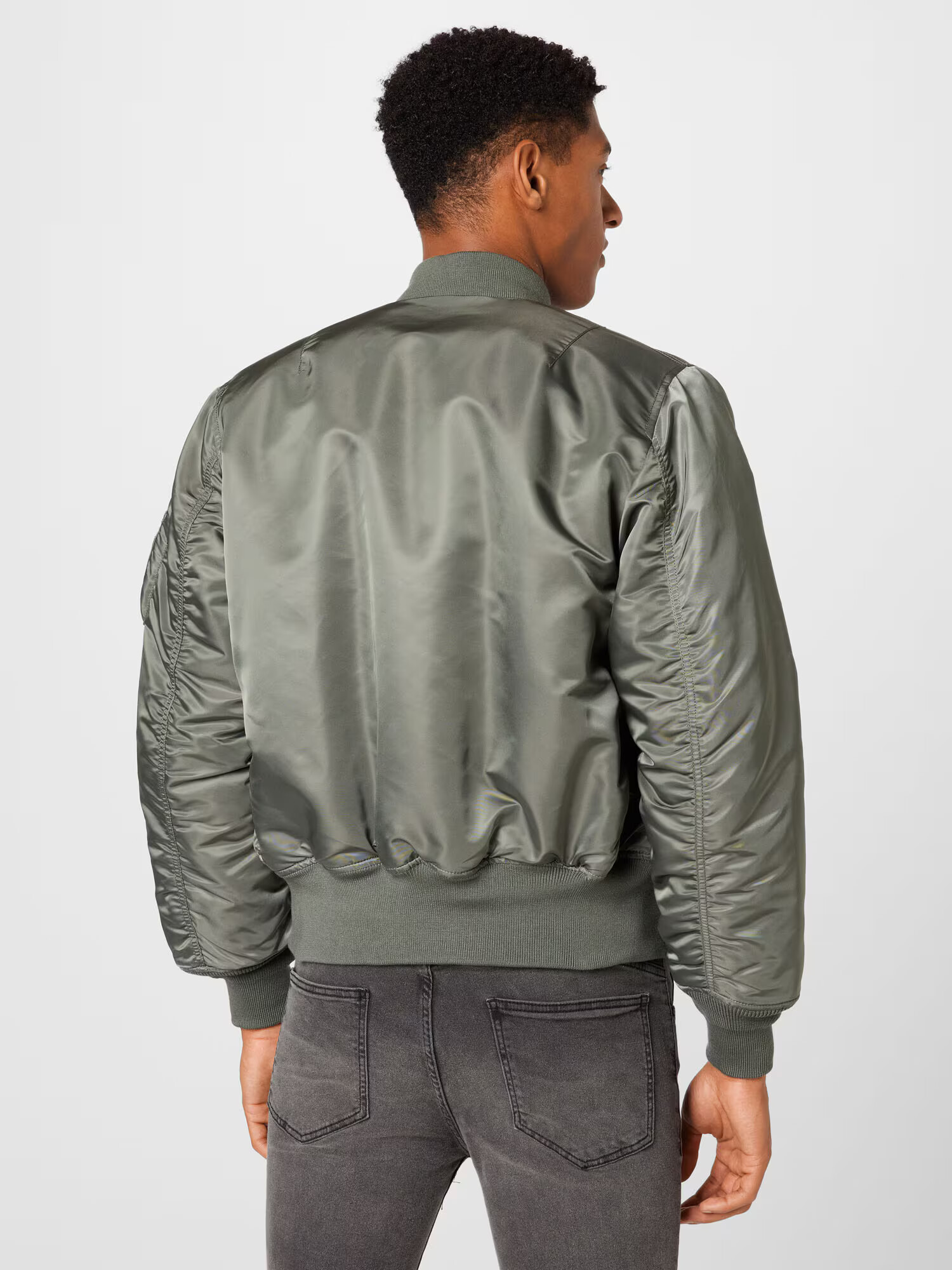 ALPHA INDUSTRIES Prechodná bunda tmavozelená / červená / biela - Pepit.sk