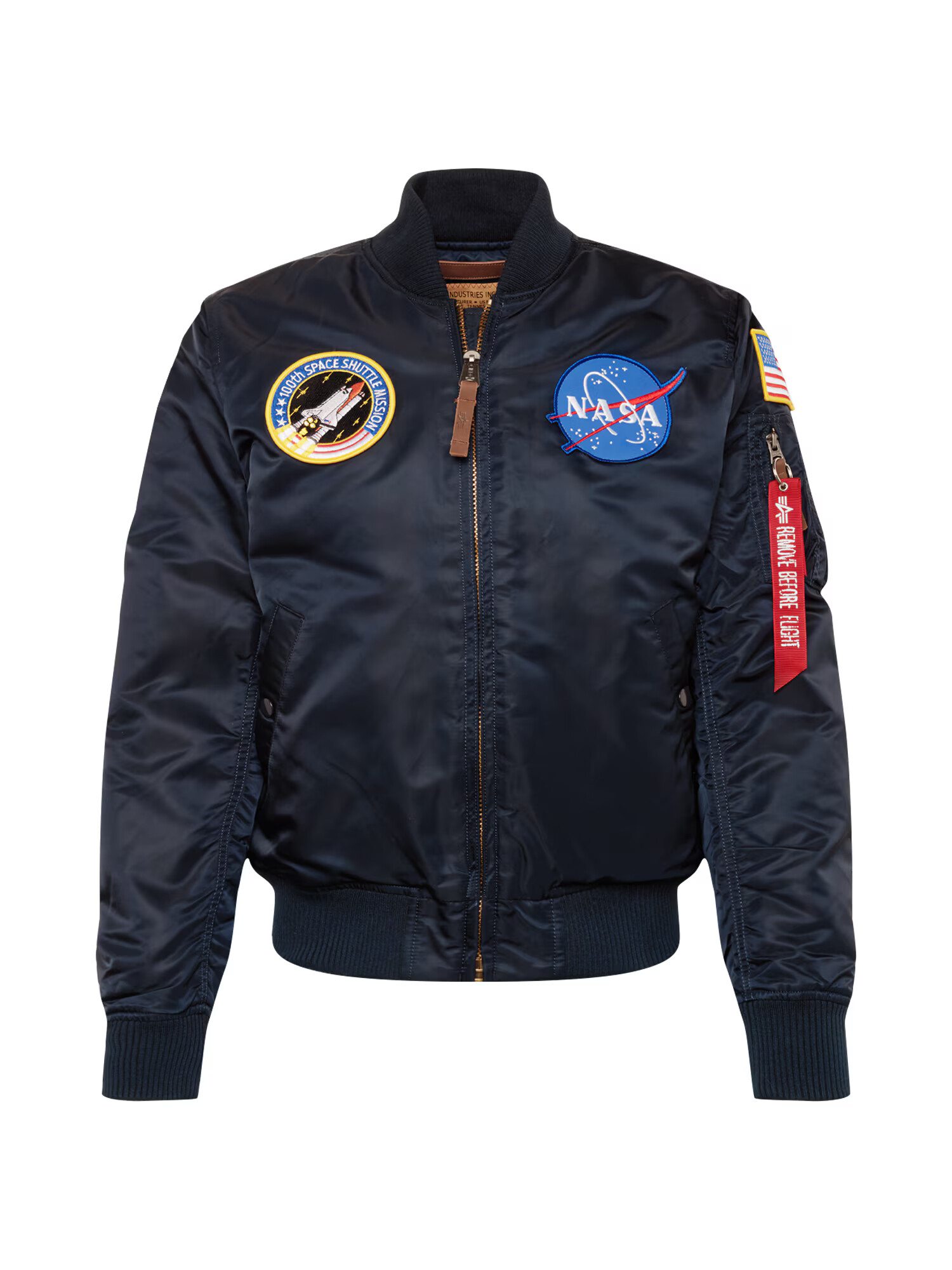 ALPHA INDUSTRIES Prechodná bunda 'VF NASA' tmavomodrá - Pepit.sk