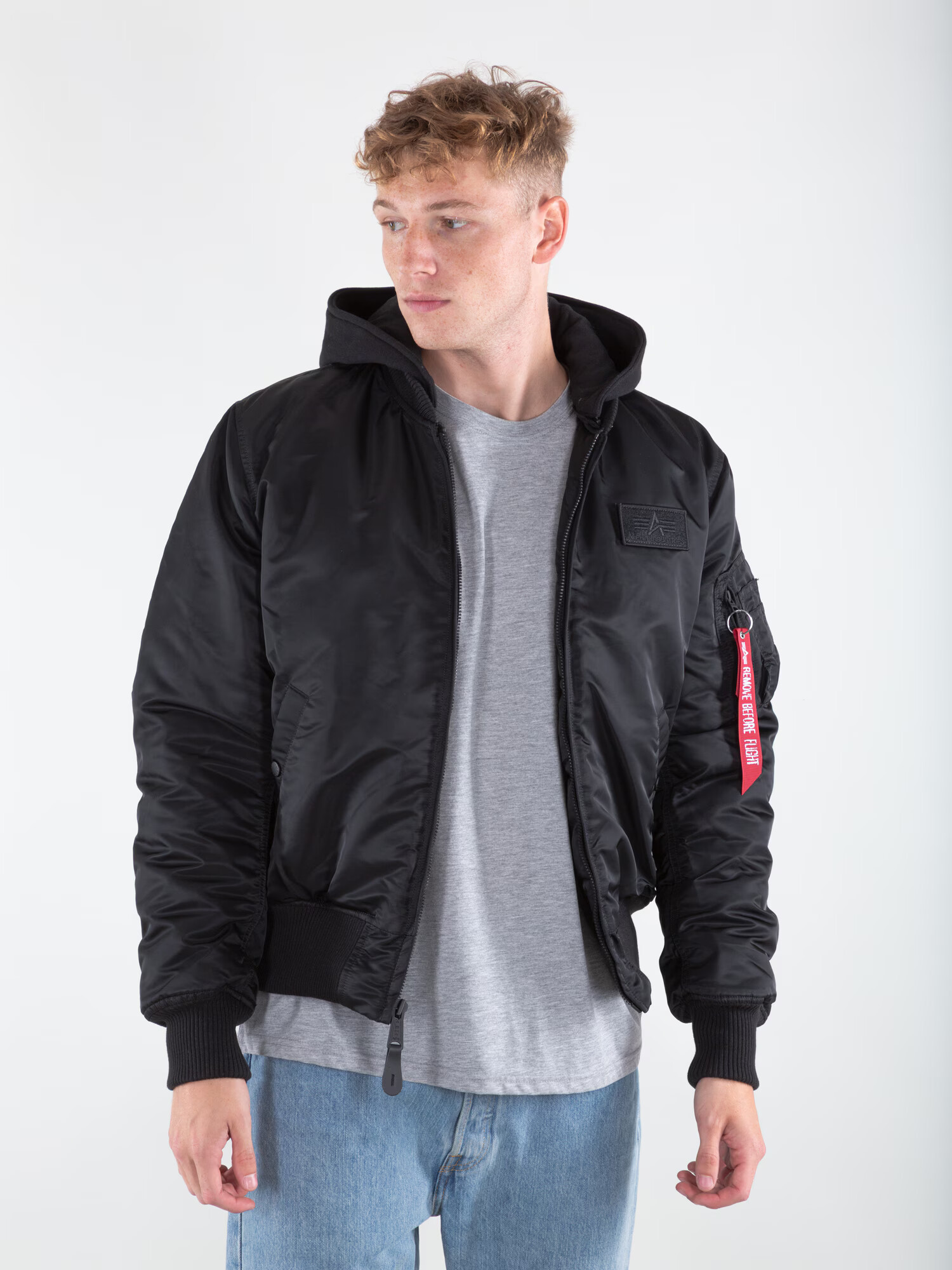 ALPHA INDUSTRIES Prechodná bunda zmiešané farby / čierna - Pepit.sk