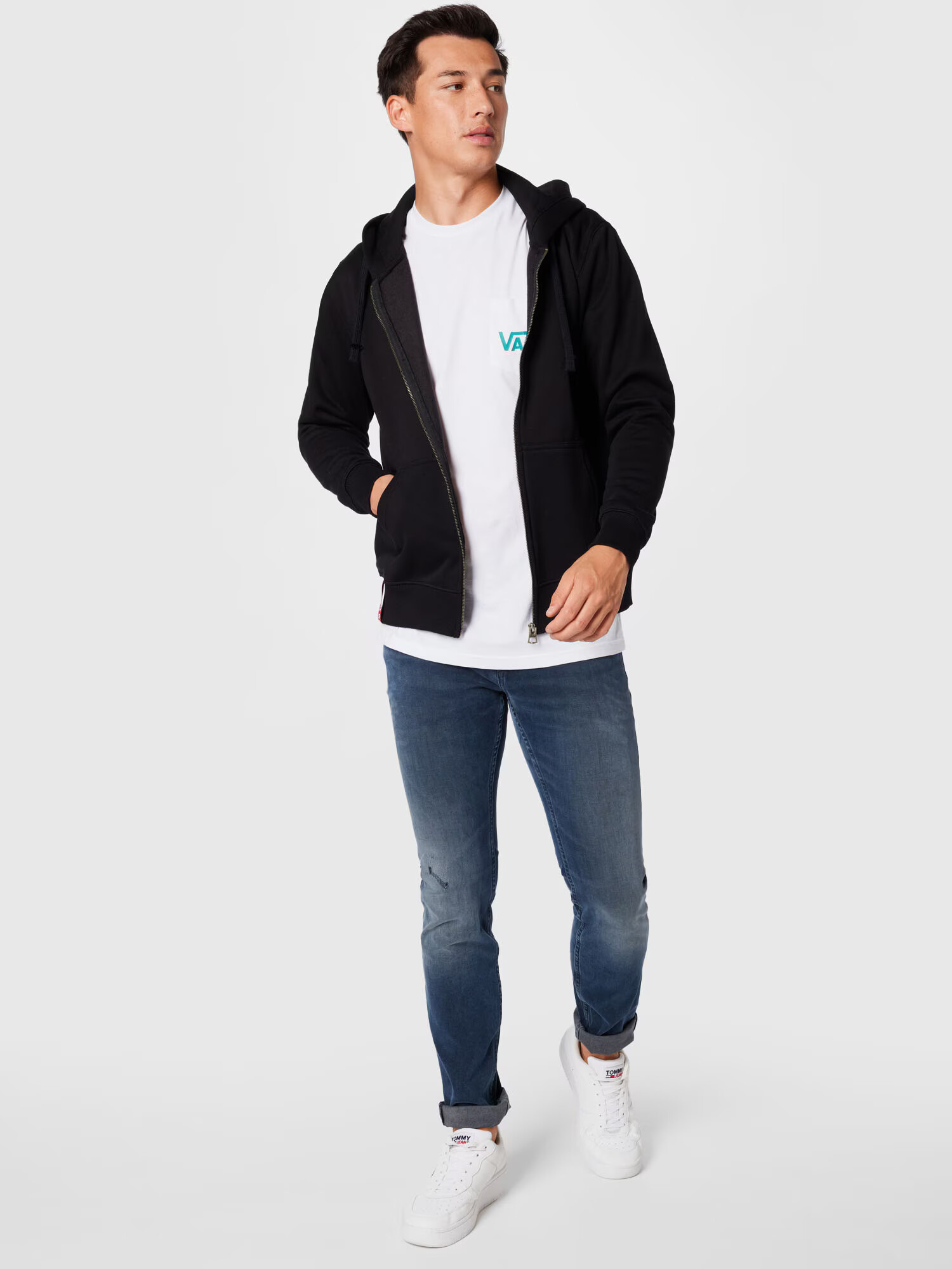 ALPHA INDUSTRIES Tepláková bunda červená / čierna / biela - Pepit.sk