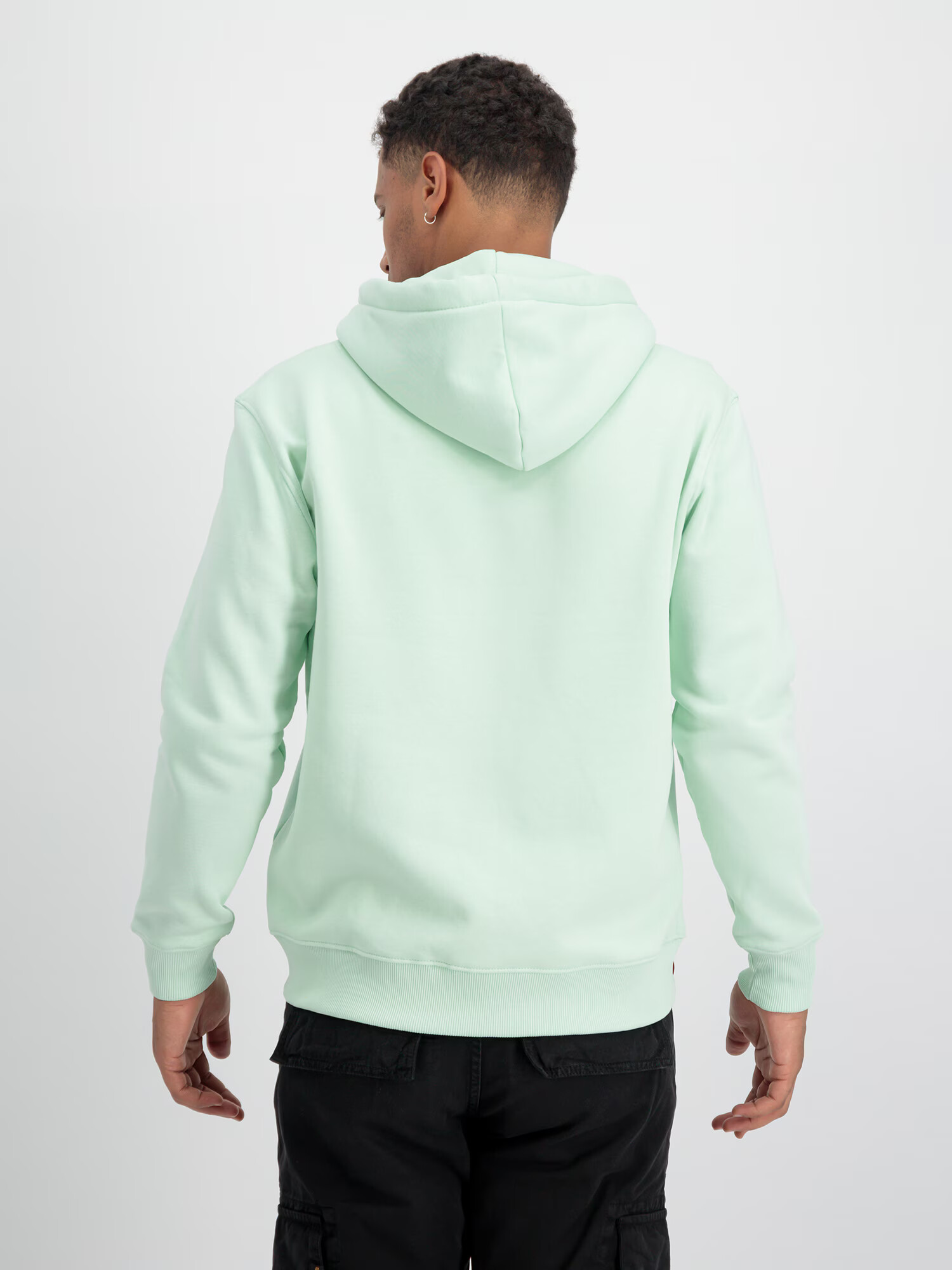 ALPHA INDUSTRIES Tepláková bunda mätová / červená / biela - Pepit.sk