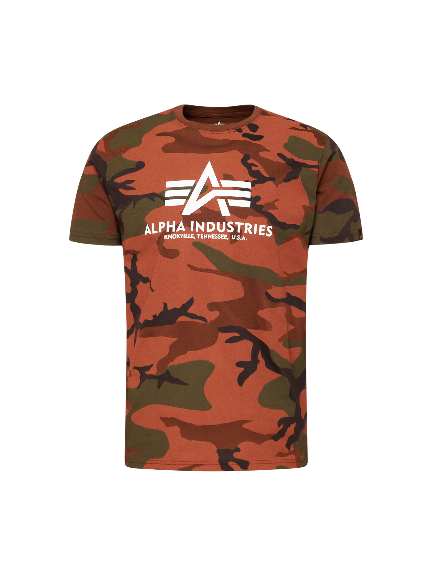 ALPHA INDUSTRIES Tričko hrdzavohnedá / antracitová / kaki / biela - Pepit.sk