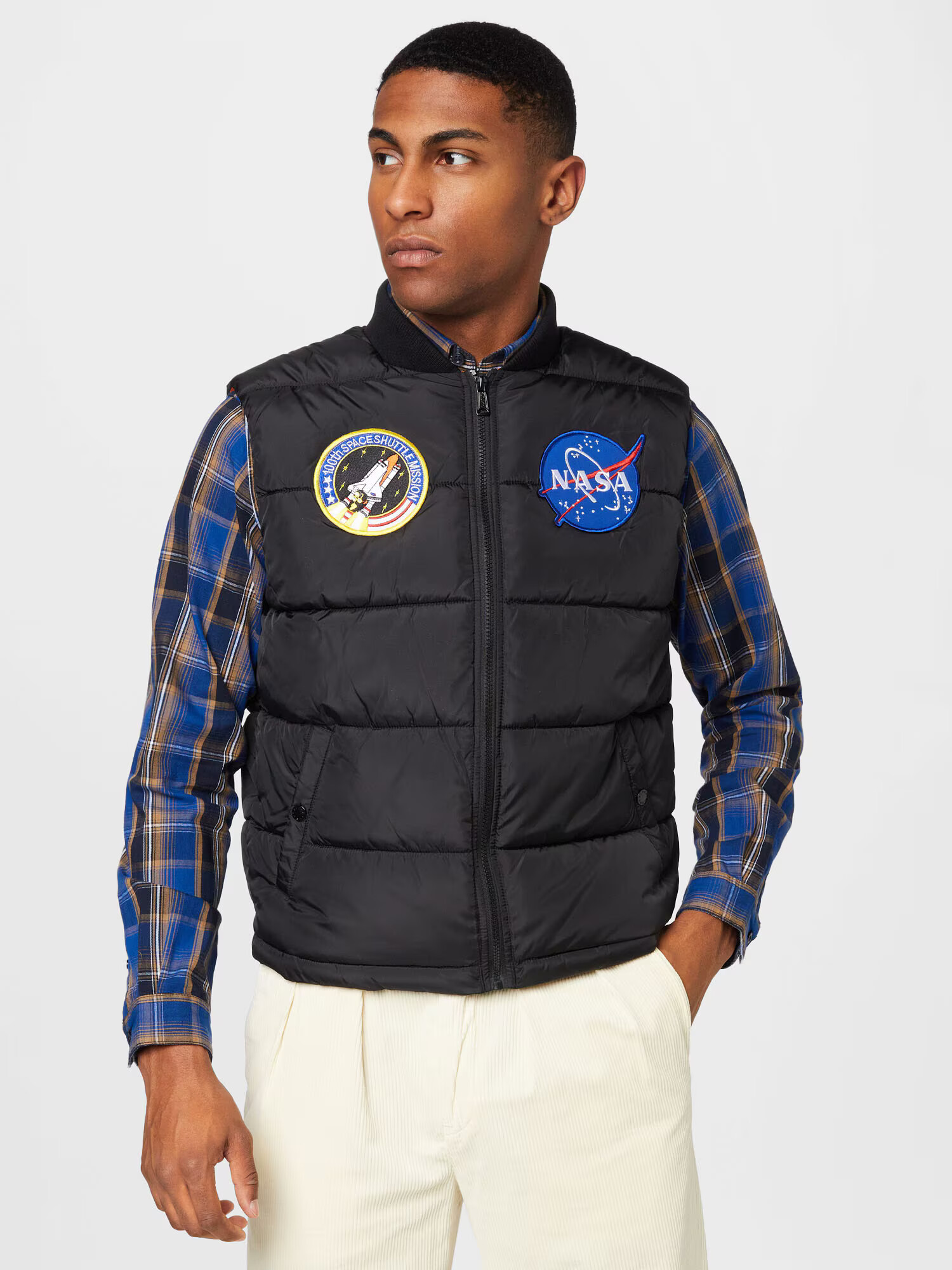 ALPHA INDUSTRIES Vesta 'NASA' modrá / žltá / červená / čierna - Pepit.sk