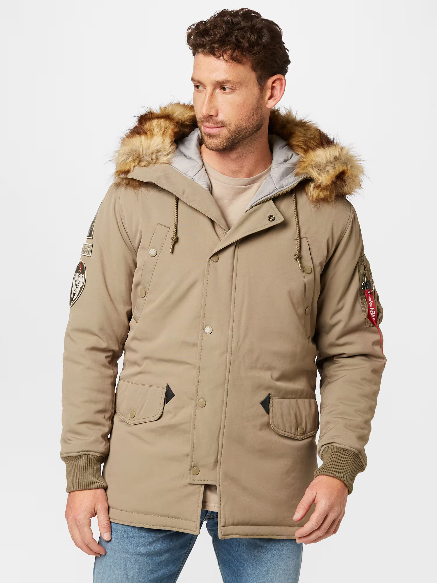 ALPHA INDUSTRIES Zimná bunda 'Arctic Discoverer' olivová - Pepit.sk